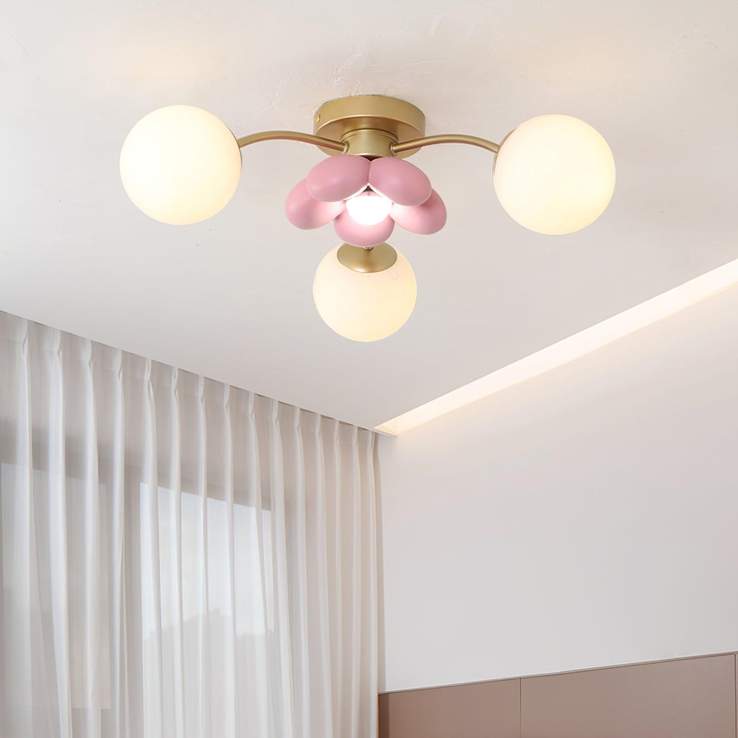 Nirox Pink Petal Ceiling Light-Neutral Decor