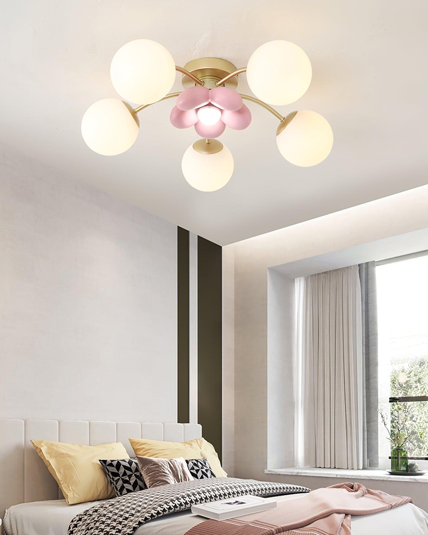 Nirox Pink Petal Ceiling Light-Neutral Decor