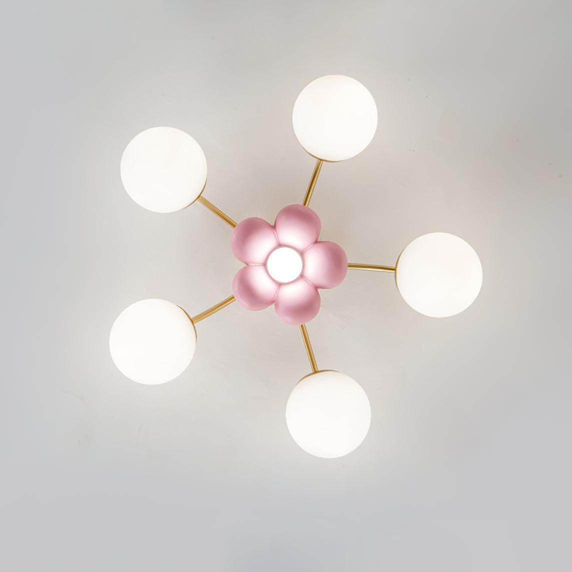Nirox Pink Petal Ceiling Light-Neutral Decor
