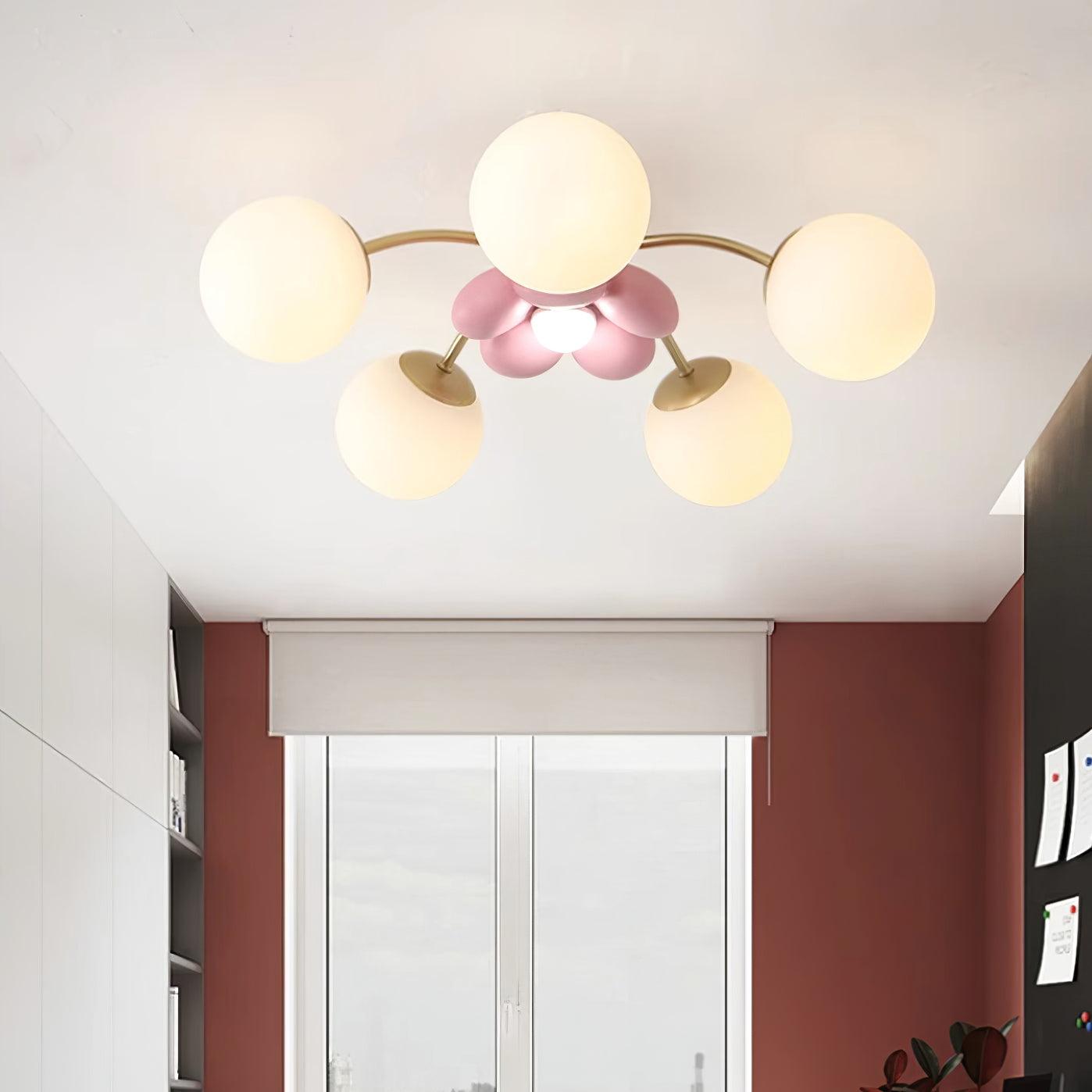 Nirox Pink Petal Ceiling Light-Neutral Decor