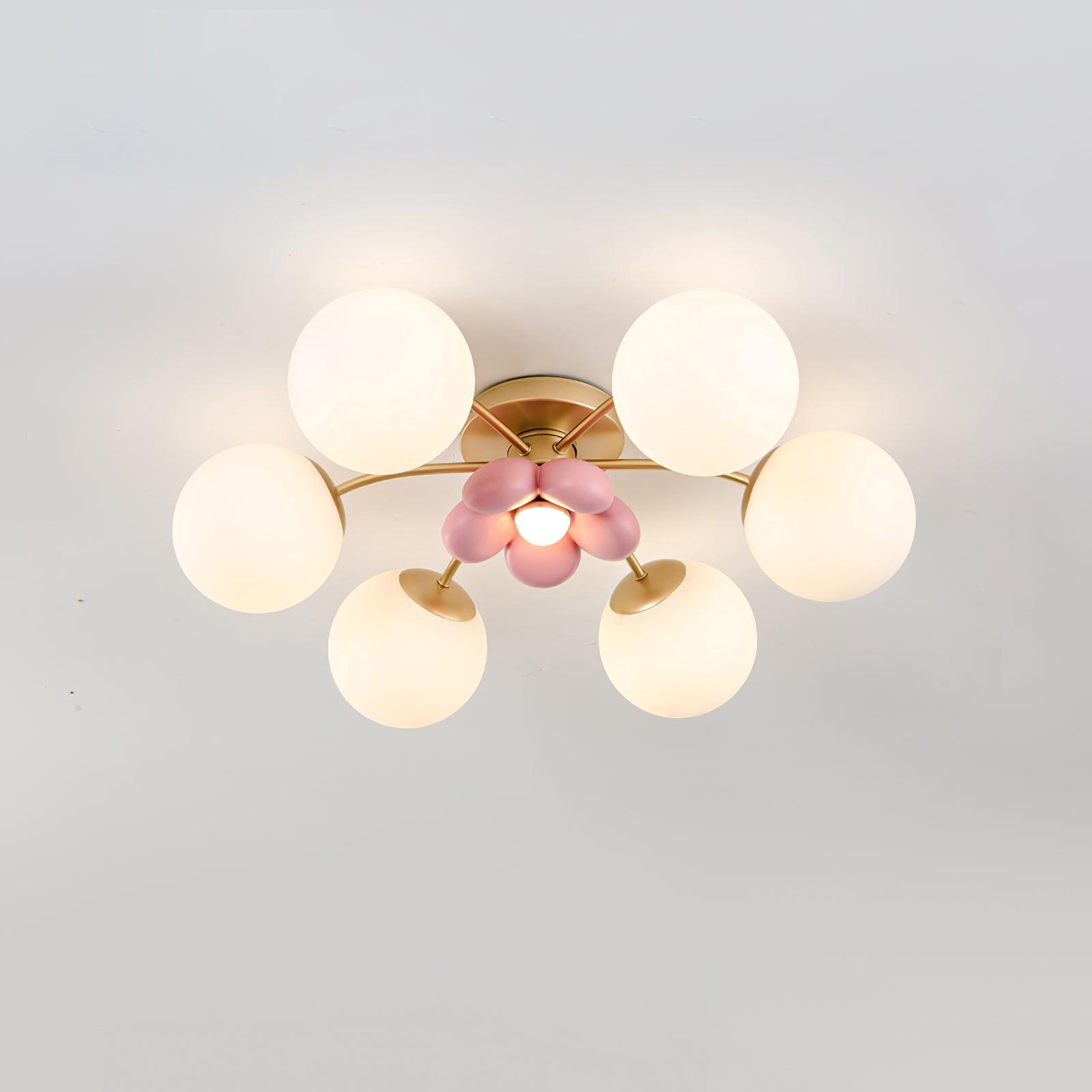 Nirox Pink Petal Ceiling Light-Neutral Decor