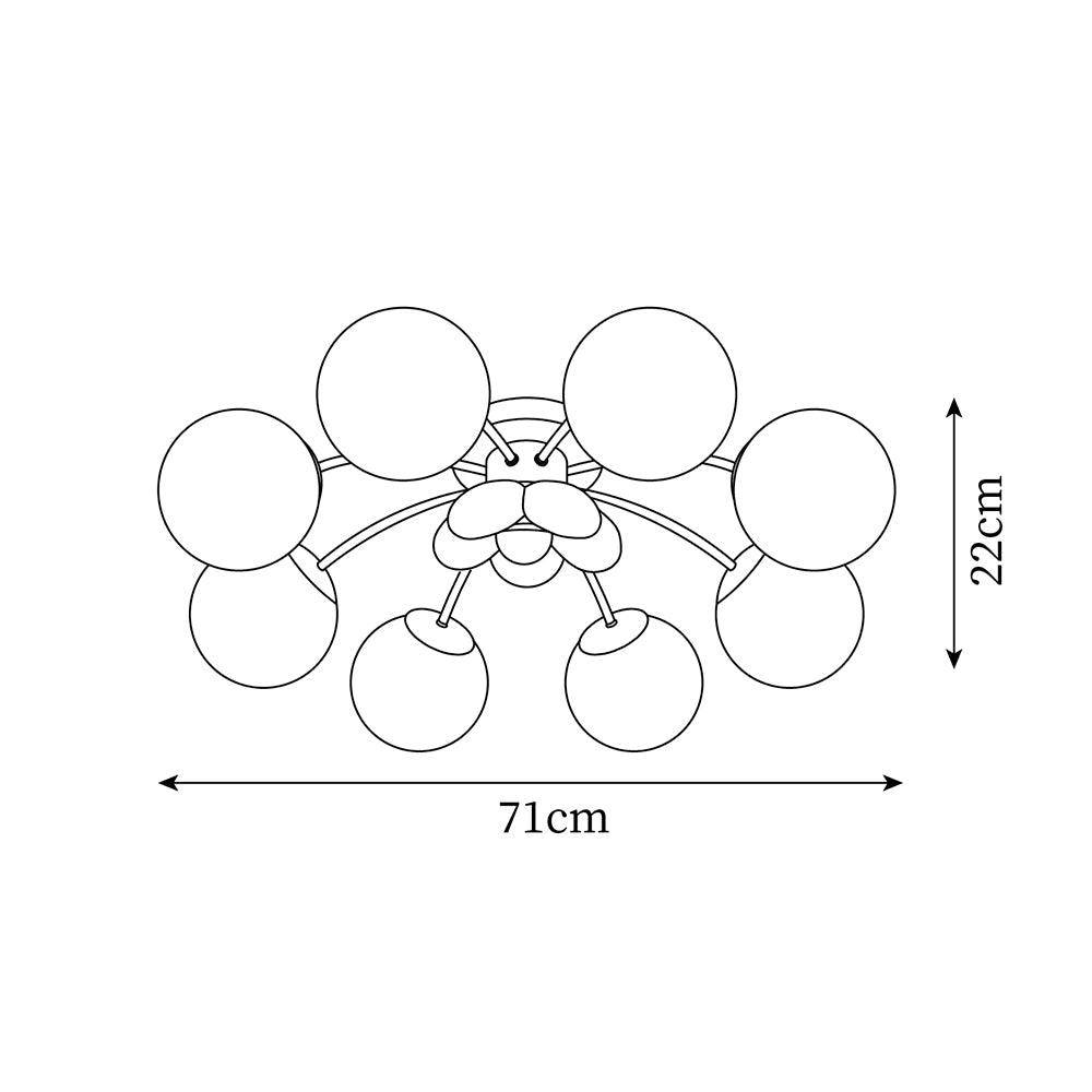 Nirox Pink Petal Ceiling Light-Neutral Decor