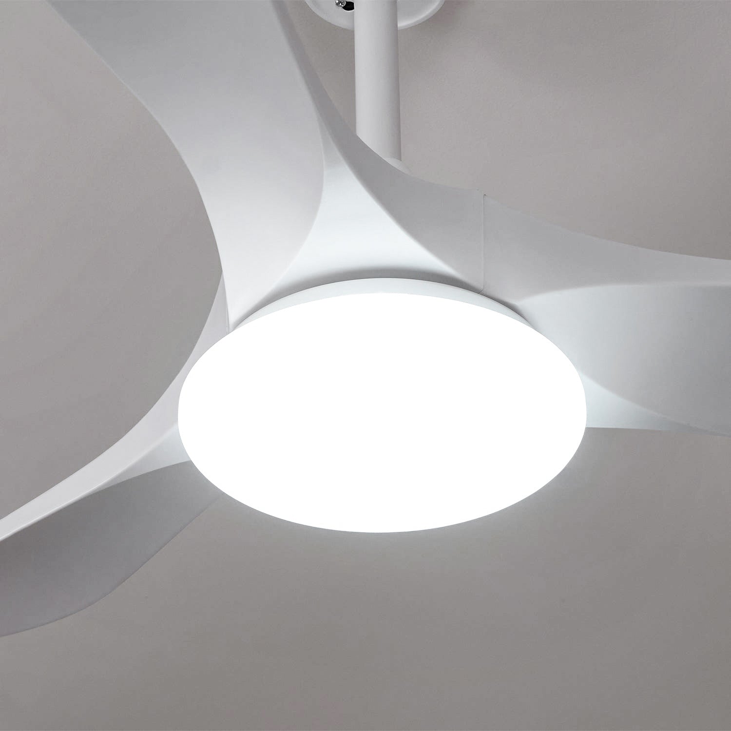 Diagram showing the dimensions of the 42-inch Maverick Ceiling Fan Light.
