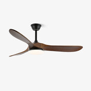 Aveline Modern Wood Ceiling Fan Light-Neutral Decor