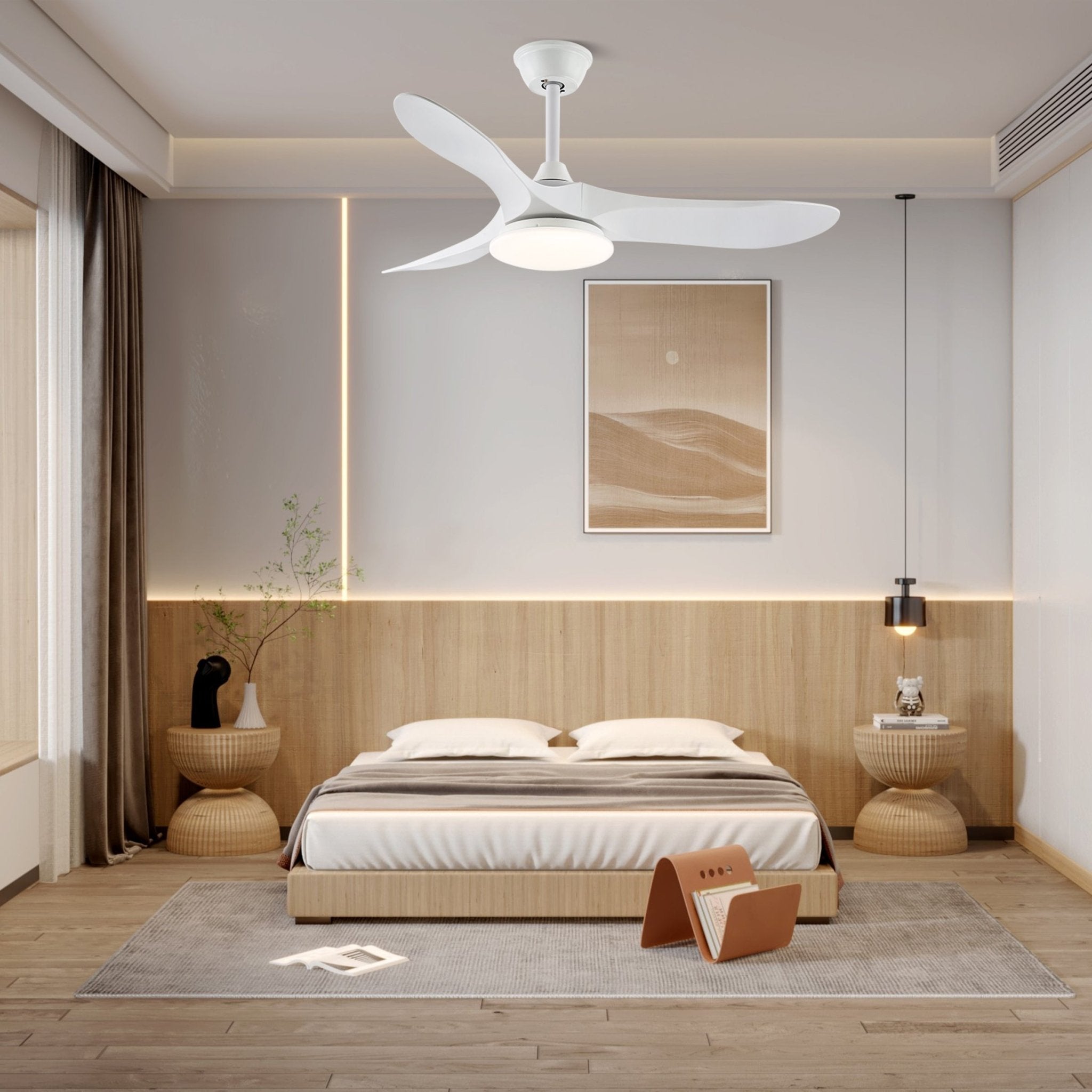 Virelo 42/52 Ceiling Fan Light-Neutral Decor
