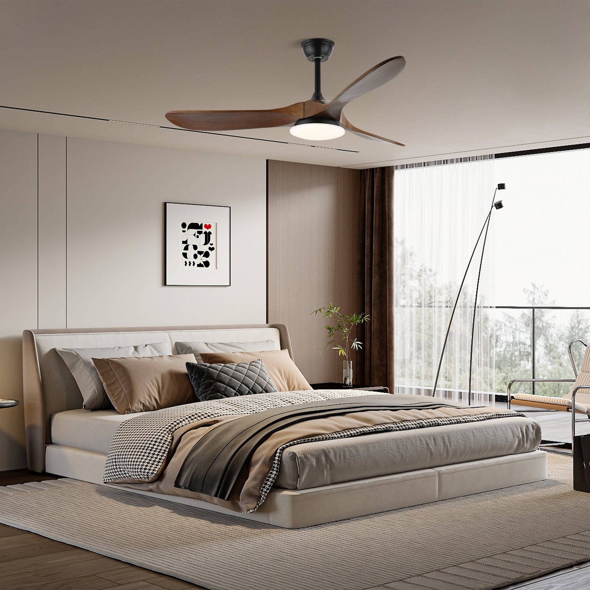 Virelo 42/52 Ceiling Fan Light-Neutral Decor