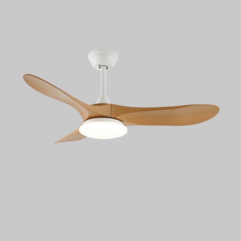 Aveline Modern Wood Ceiling Fan Light-Neutral Decor