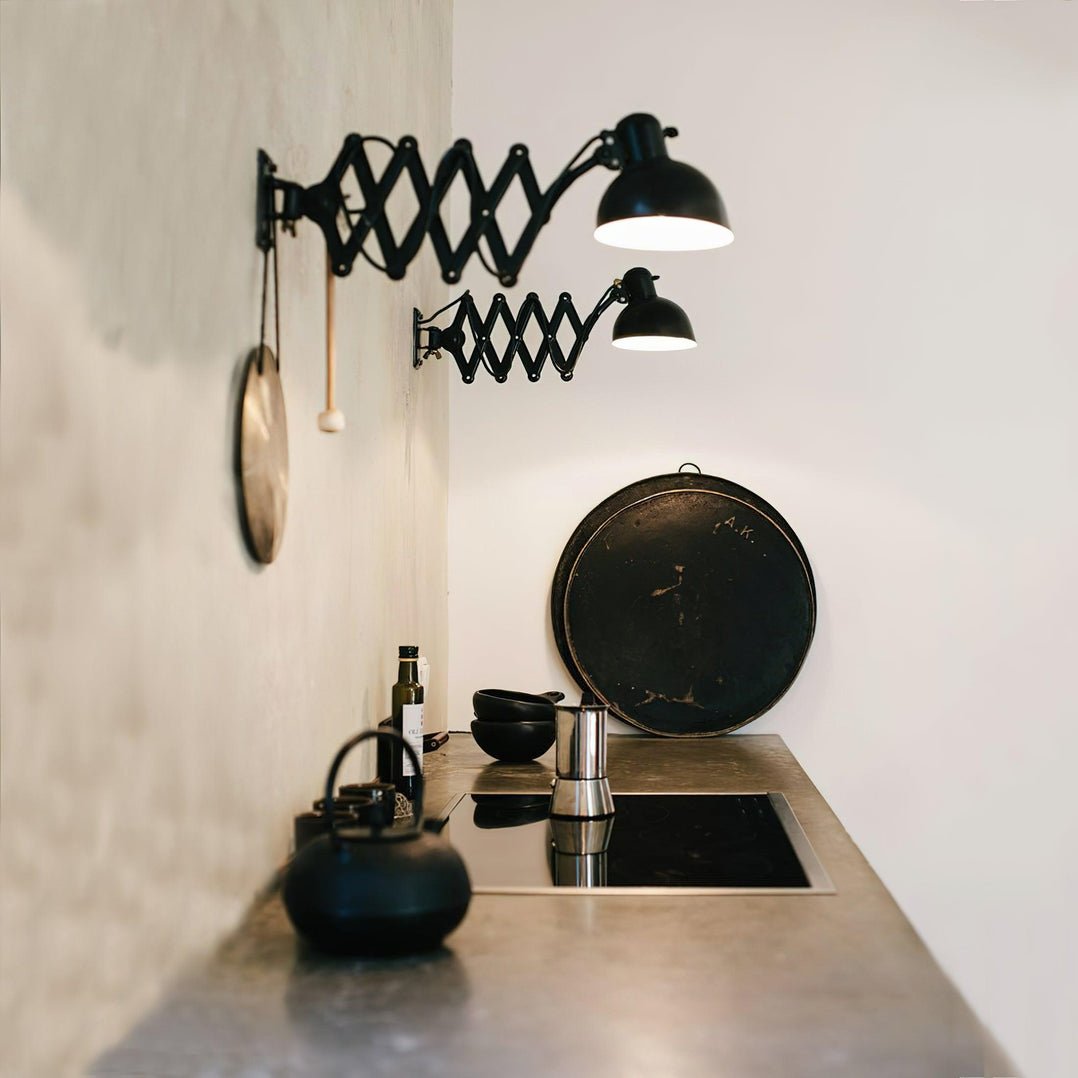 Zonorira Vintage Industrial Adjustable Wall Lamp-Neutral Decor