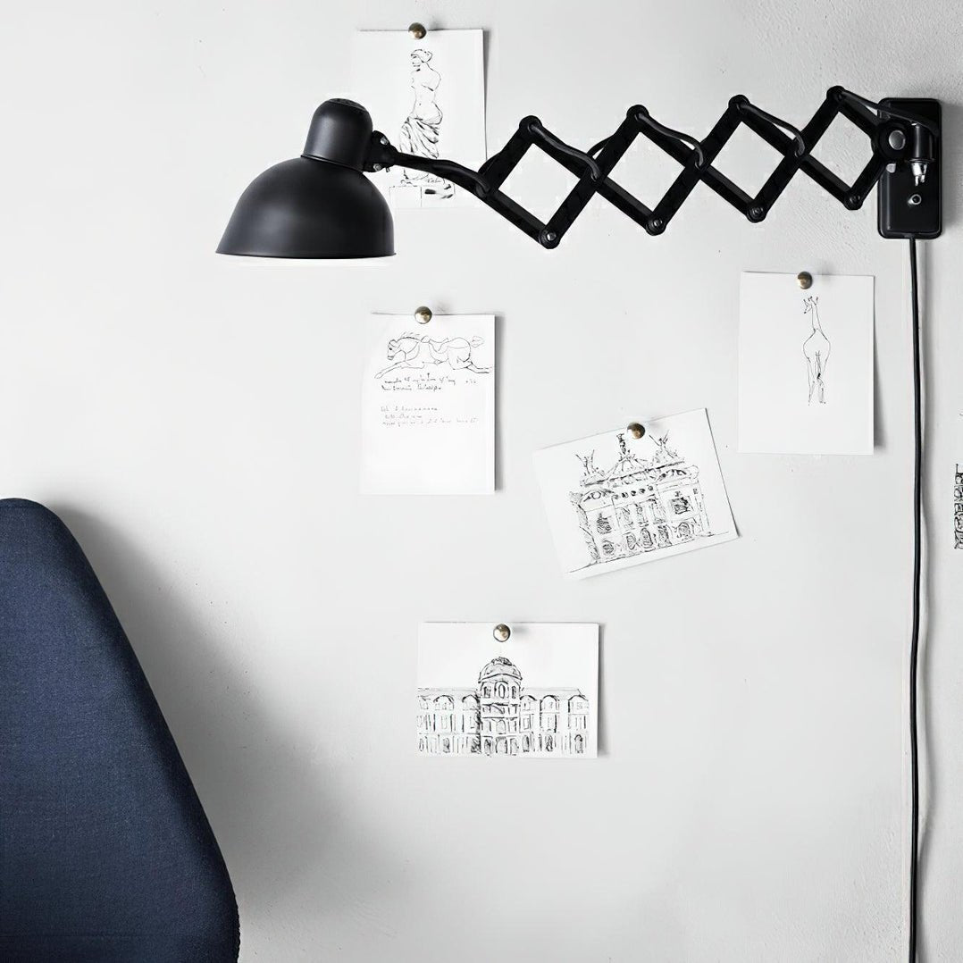 Zonorira Vintage Industrial Adjustable Wall Lamp-Neutral Decor