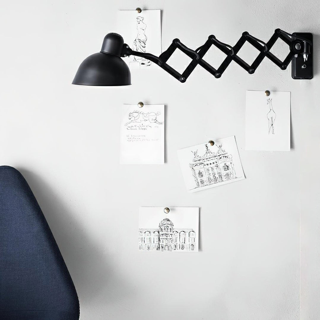 Lembix Adjustable Spring Wall Lamp-Neutral Decor