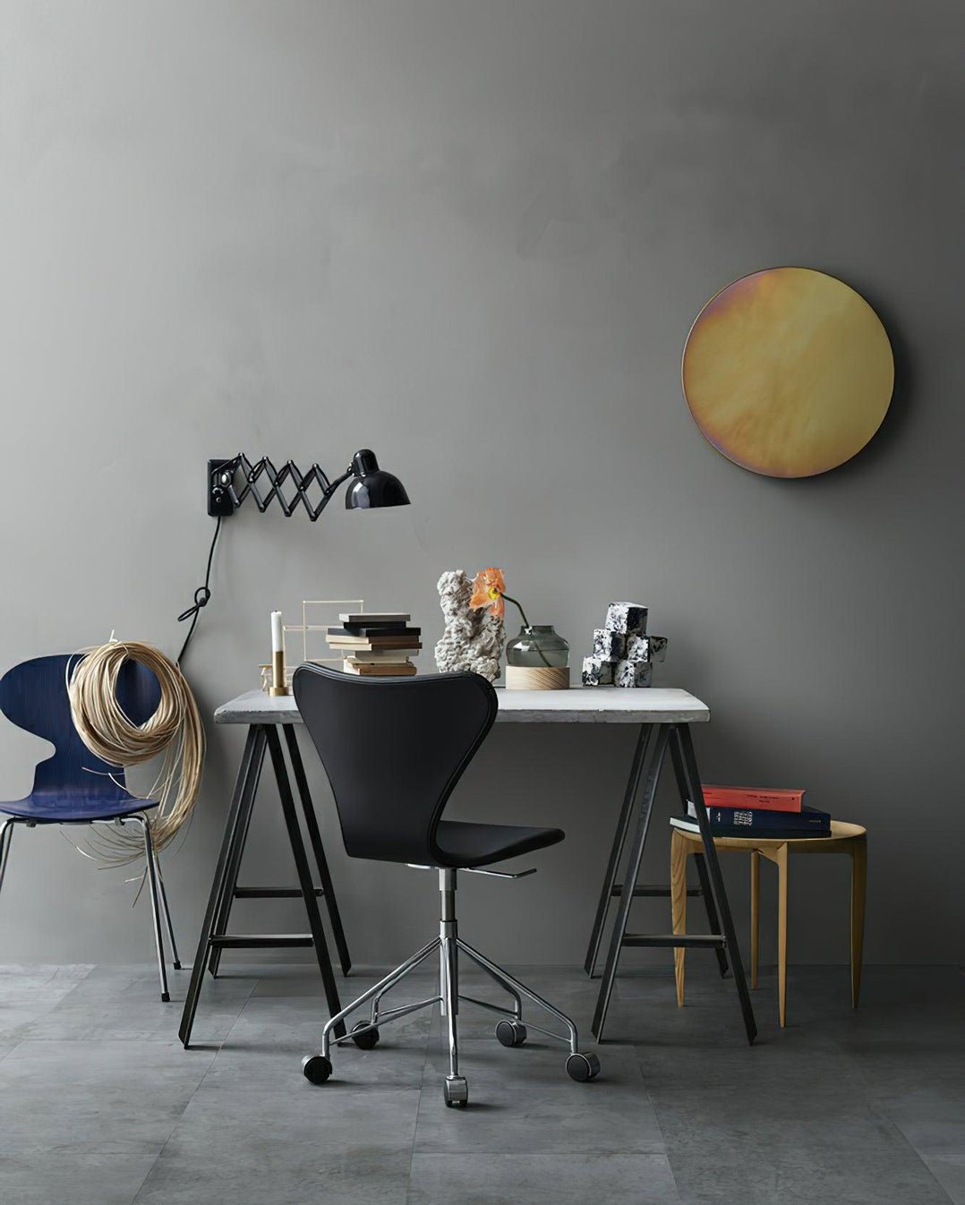 Zonorira Vintage Industrial Adjustable Wall Lamp-Neutral Decor