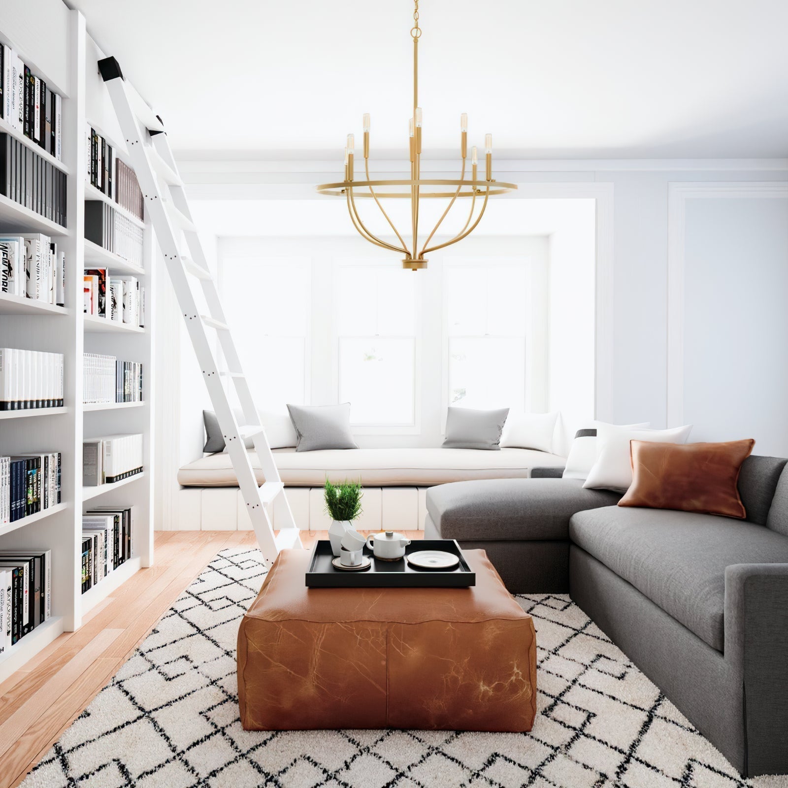 Cisoriel Classic Brass Chandelier-Neutral Decor