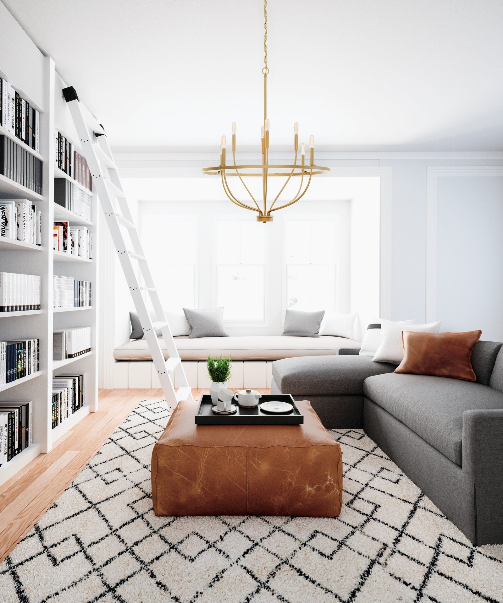 Cisoriel Classic Brass Chandelier-Neutral Decor