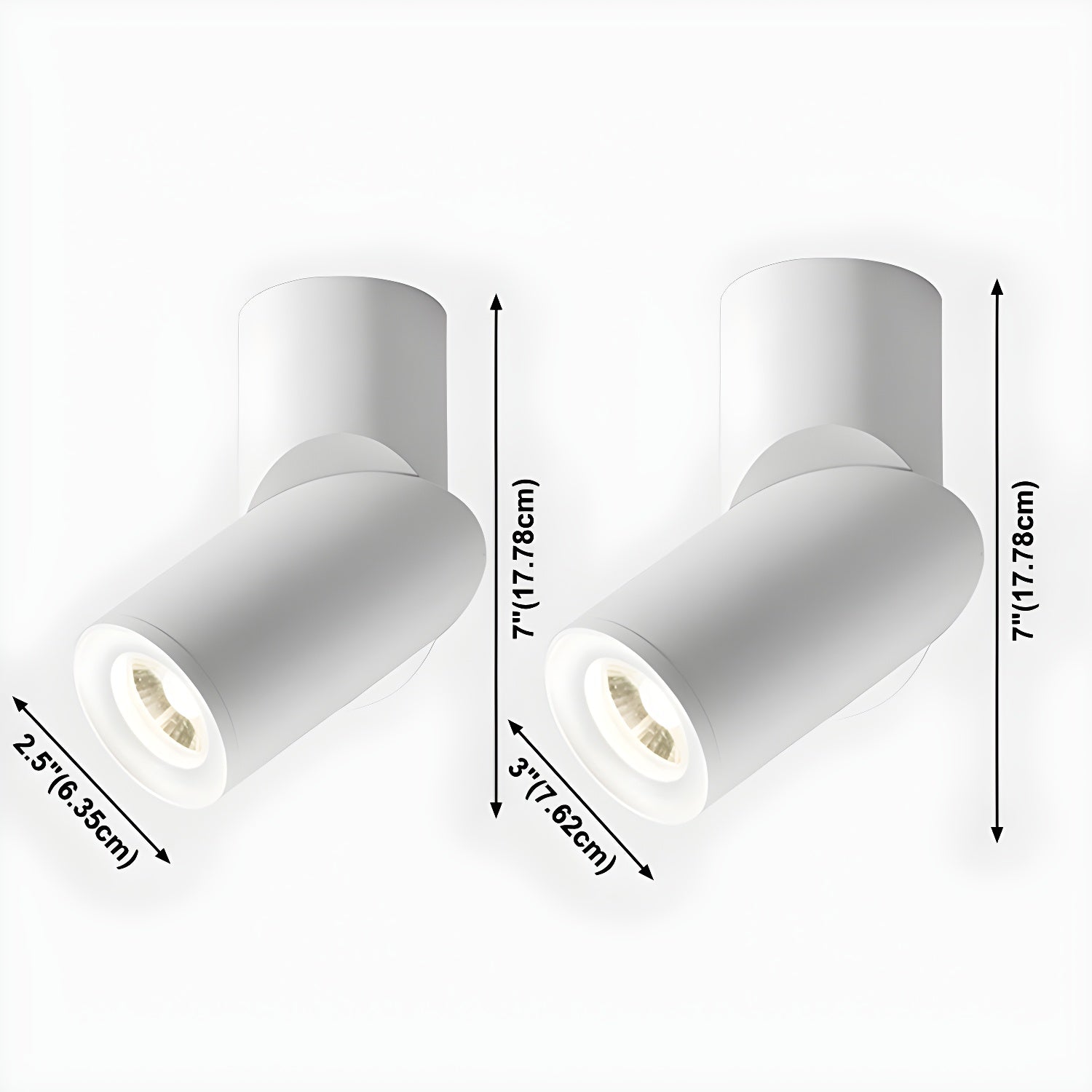 Ivinir Modern Minimalist Pivot Surface Downlight Ceiling lamp-Neutral Decor