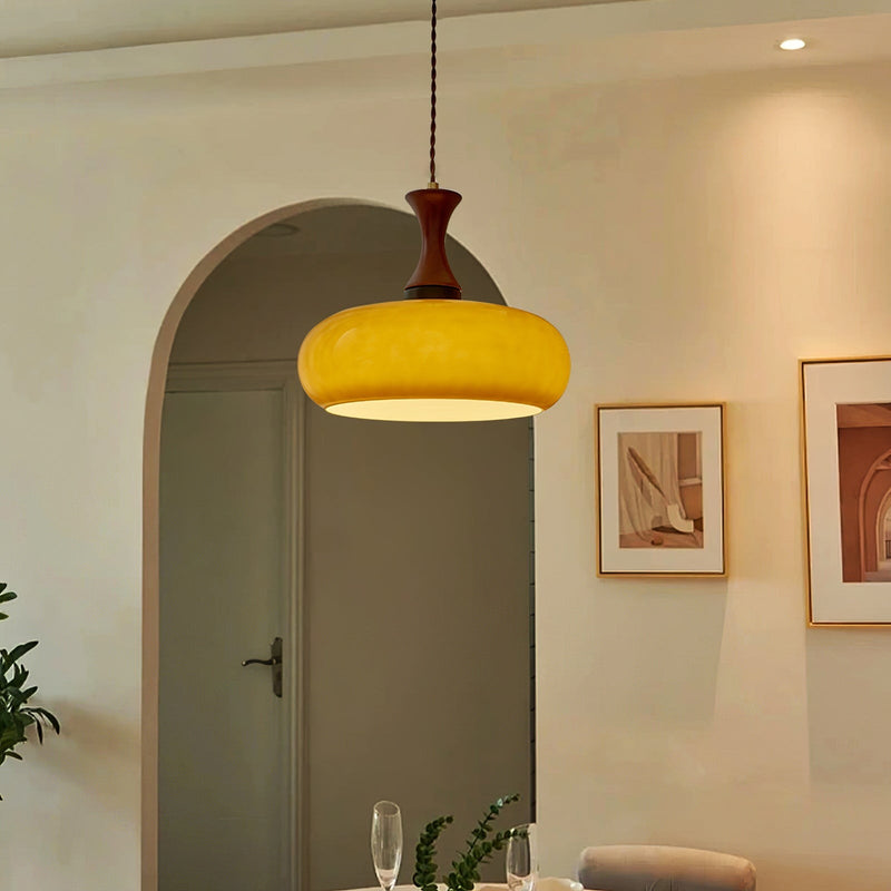 Arisha Vintage LED Glass Pendant Light Living Room - Neutral Decor