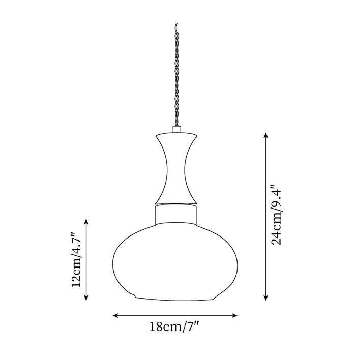 Chara Plug In Pendant Lamp