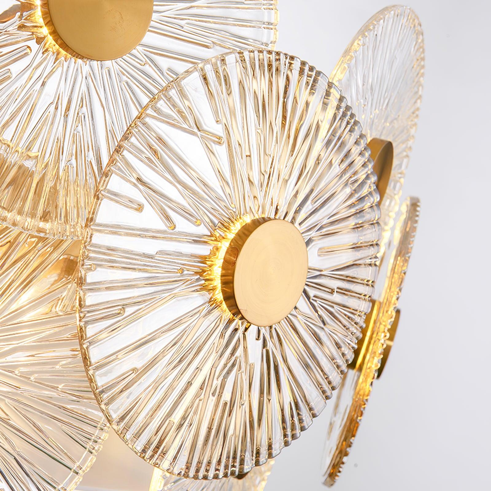 Aurelia Glass Chandelier Light-Neutral Decor