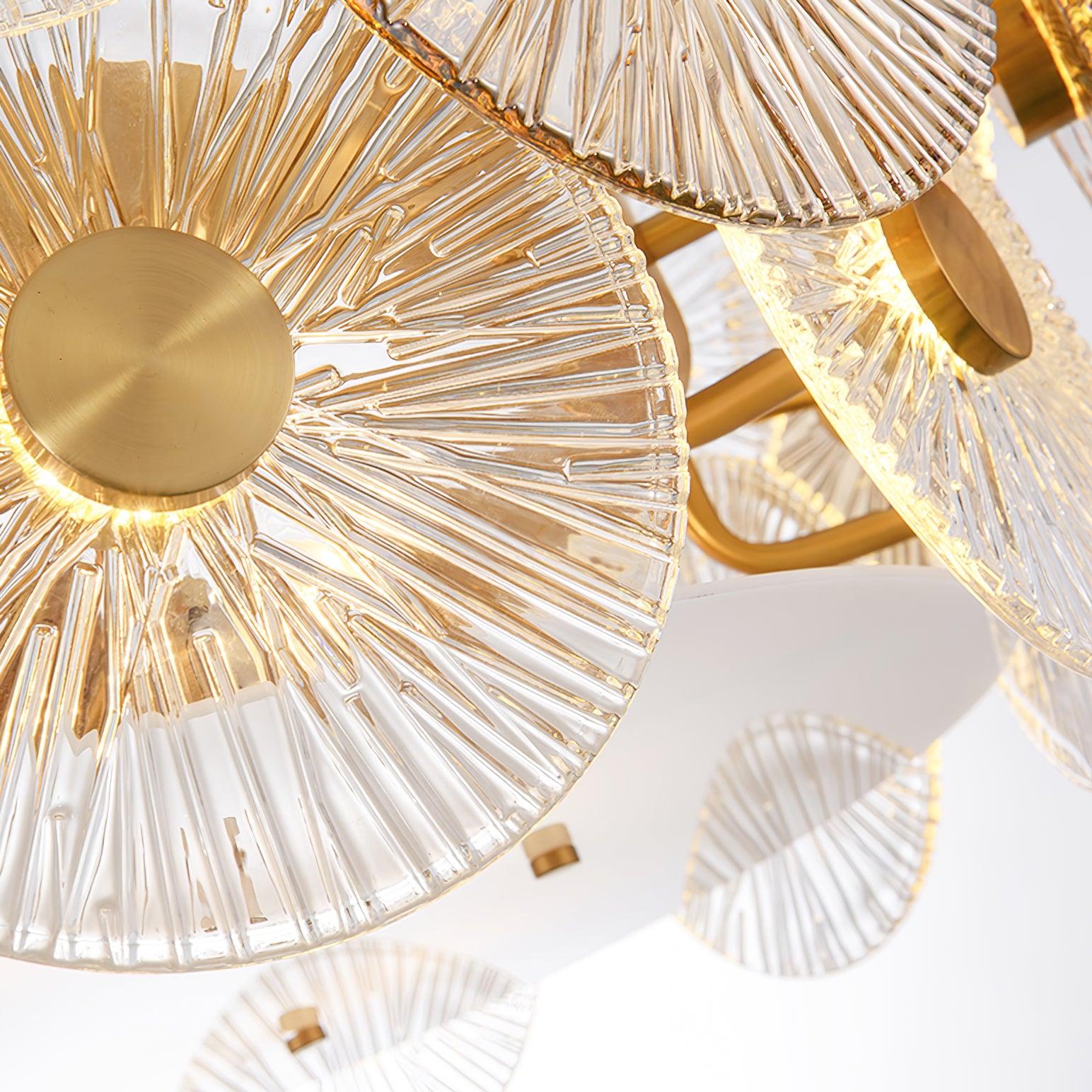 Aurelia Glass Chandelier Light-Neutral Decor