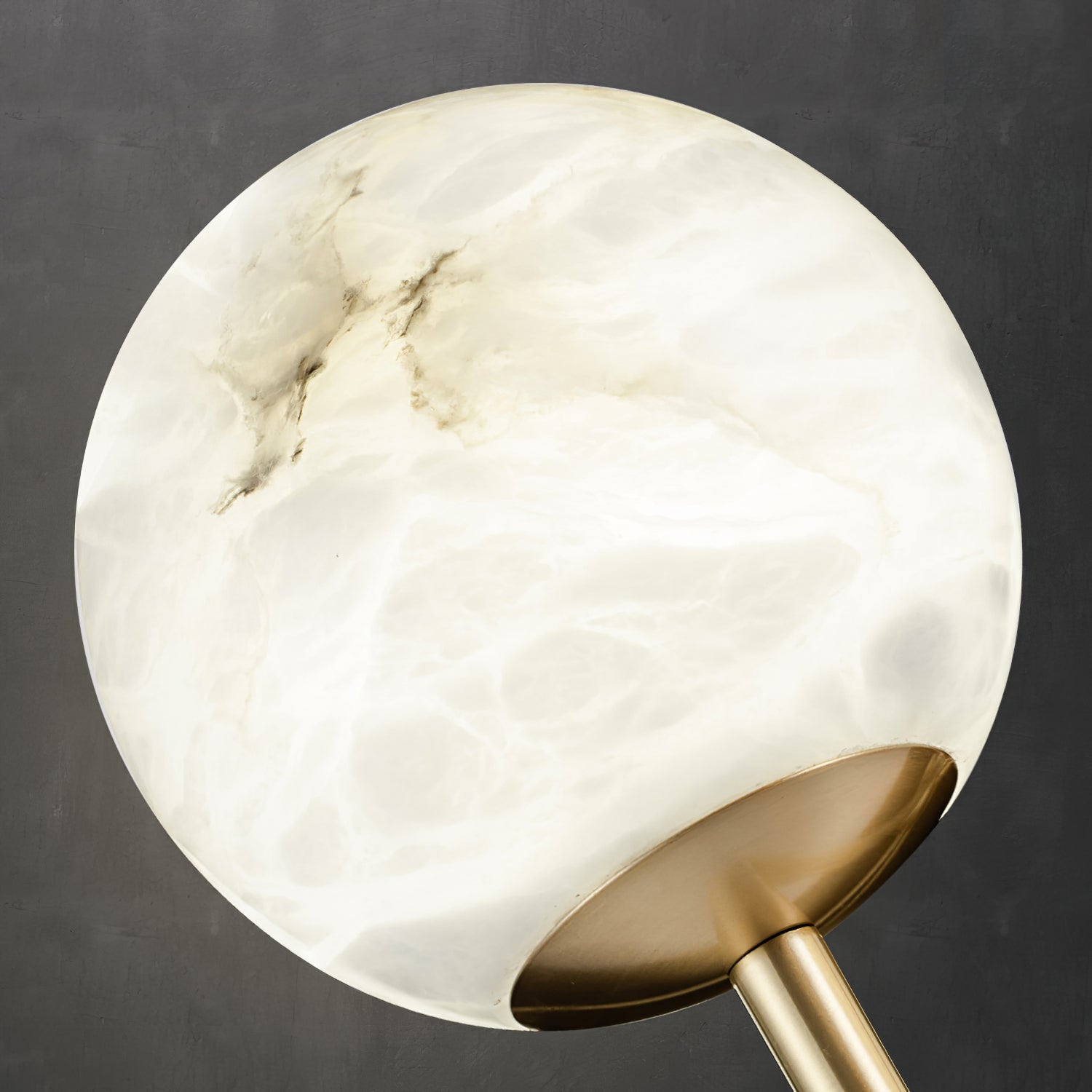 Erich Chandelier Alabaster Globe Elegance