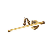 Maytoni Oculus Wall Lamp in antique brass finish.