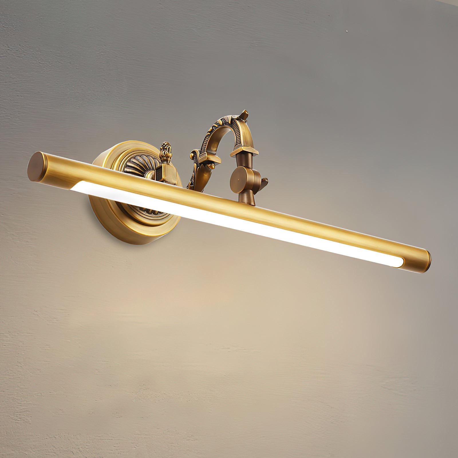 Close-up of the integrated LED light source.