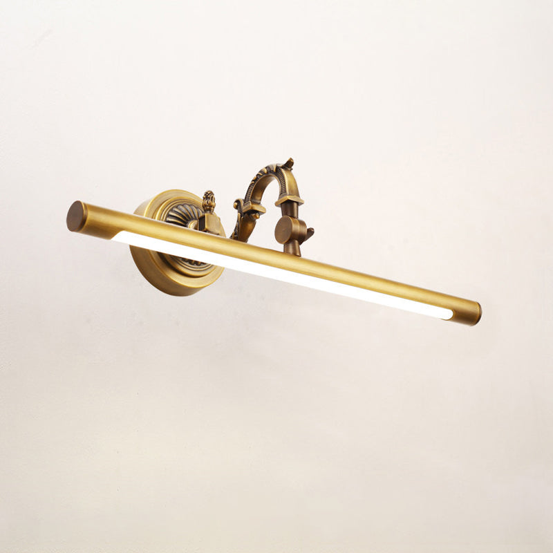 Angled view of the white Oculus Wall Lamp.