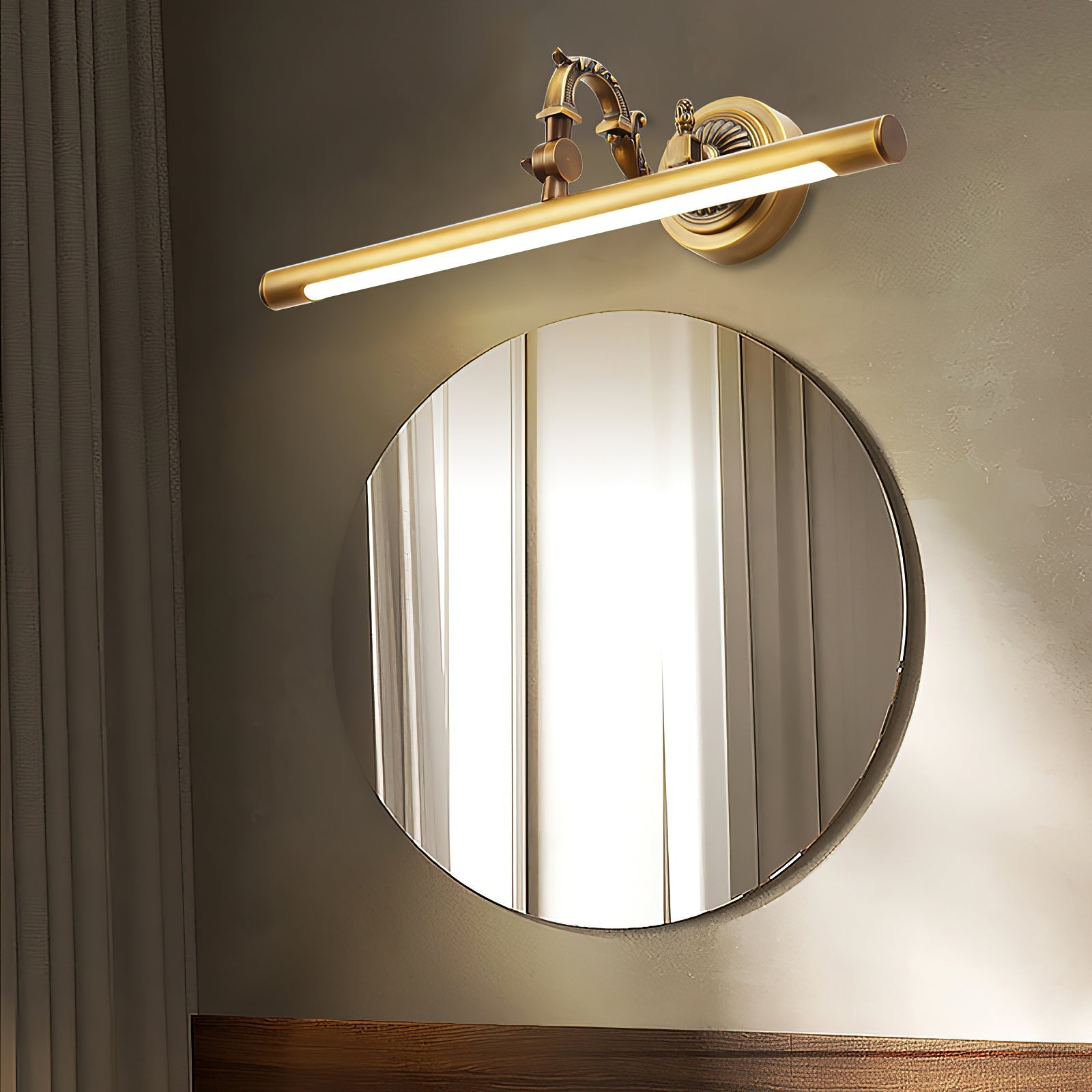 Side view of the linear Oculus Wall Lamp.