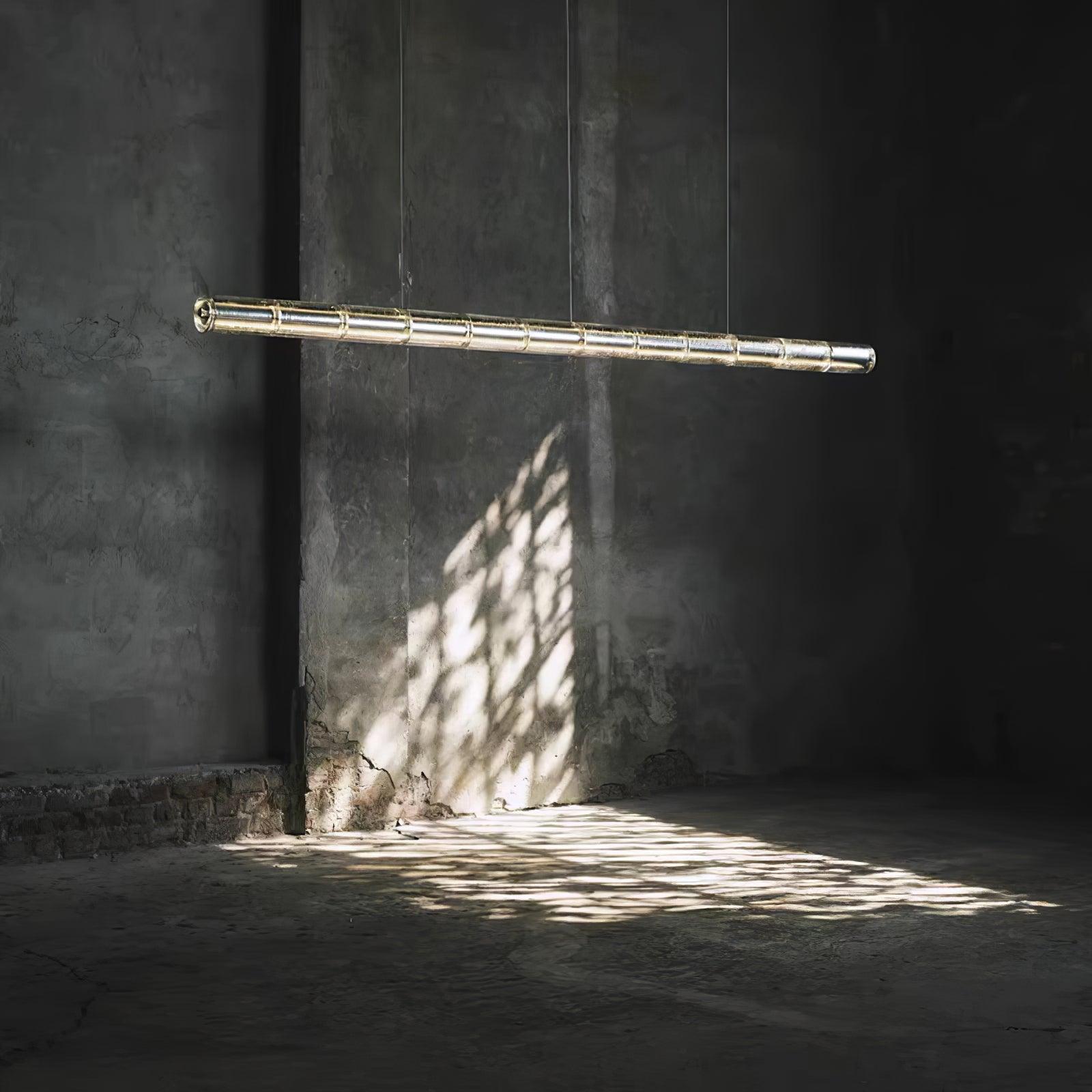 Lyliris Glass Linear Pendant-Neutral Decor