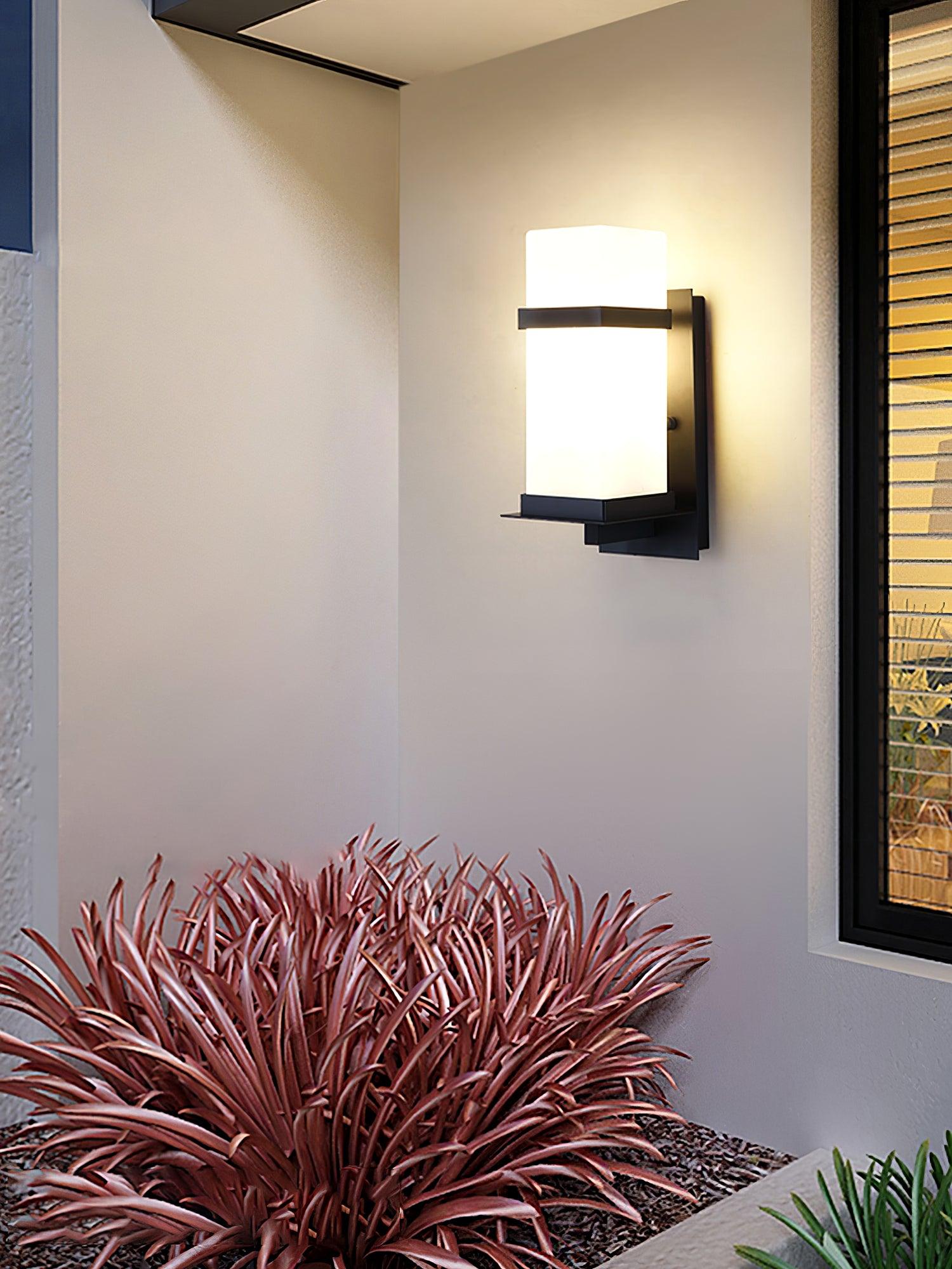 Dula Nordic Art Glass Outdoor Wall Light-Neutral Decor