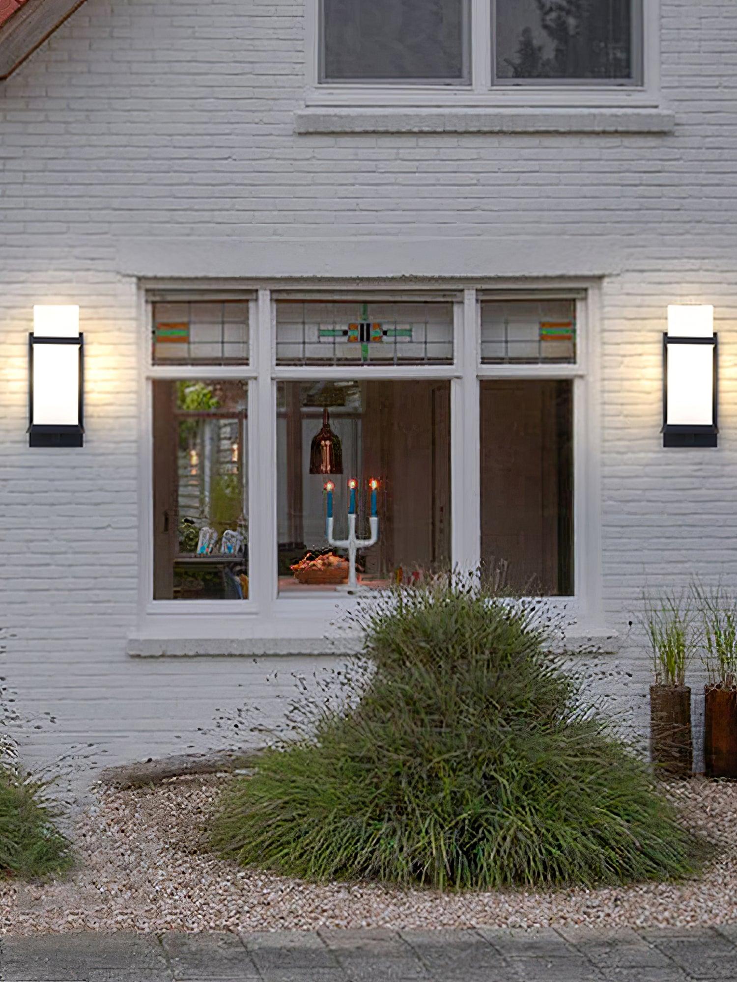 Dula Nordic Art Glass Outdoor Wall Light-Neutral Decor