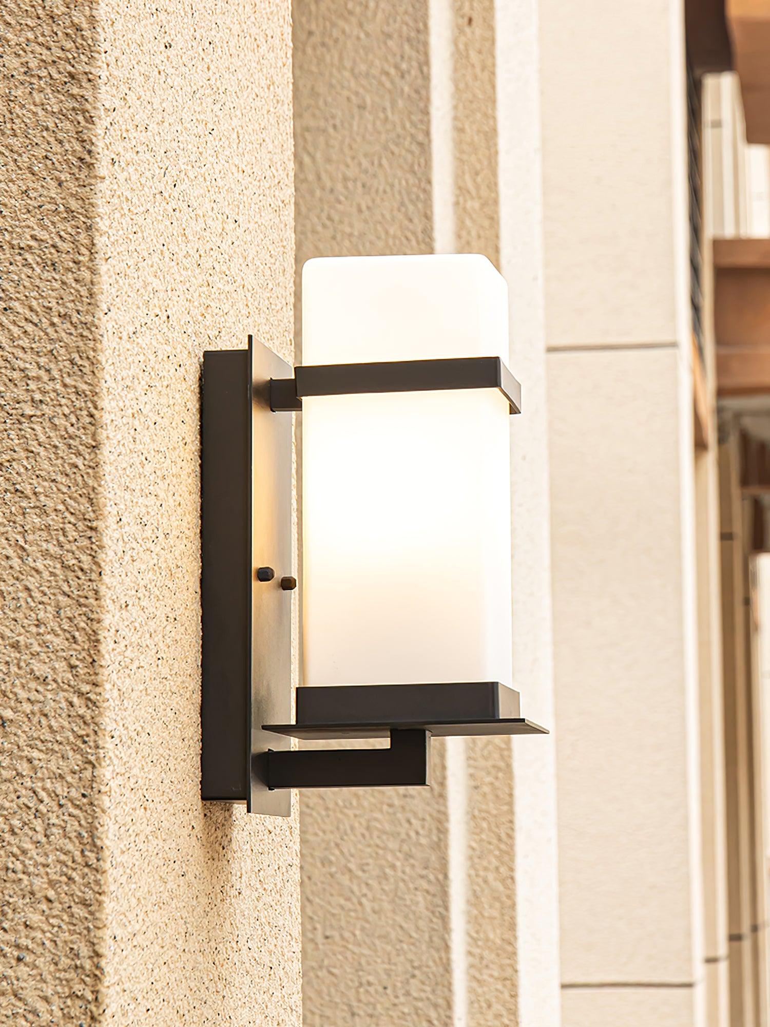 Dula Nordic Art Glass Outdoor Wall Light-Neutral Decor
