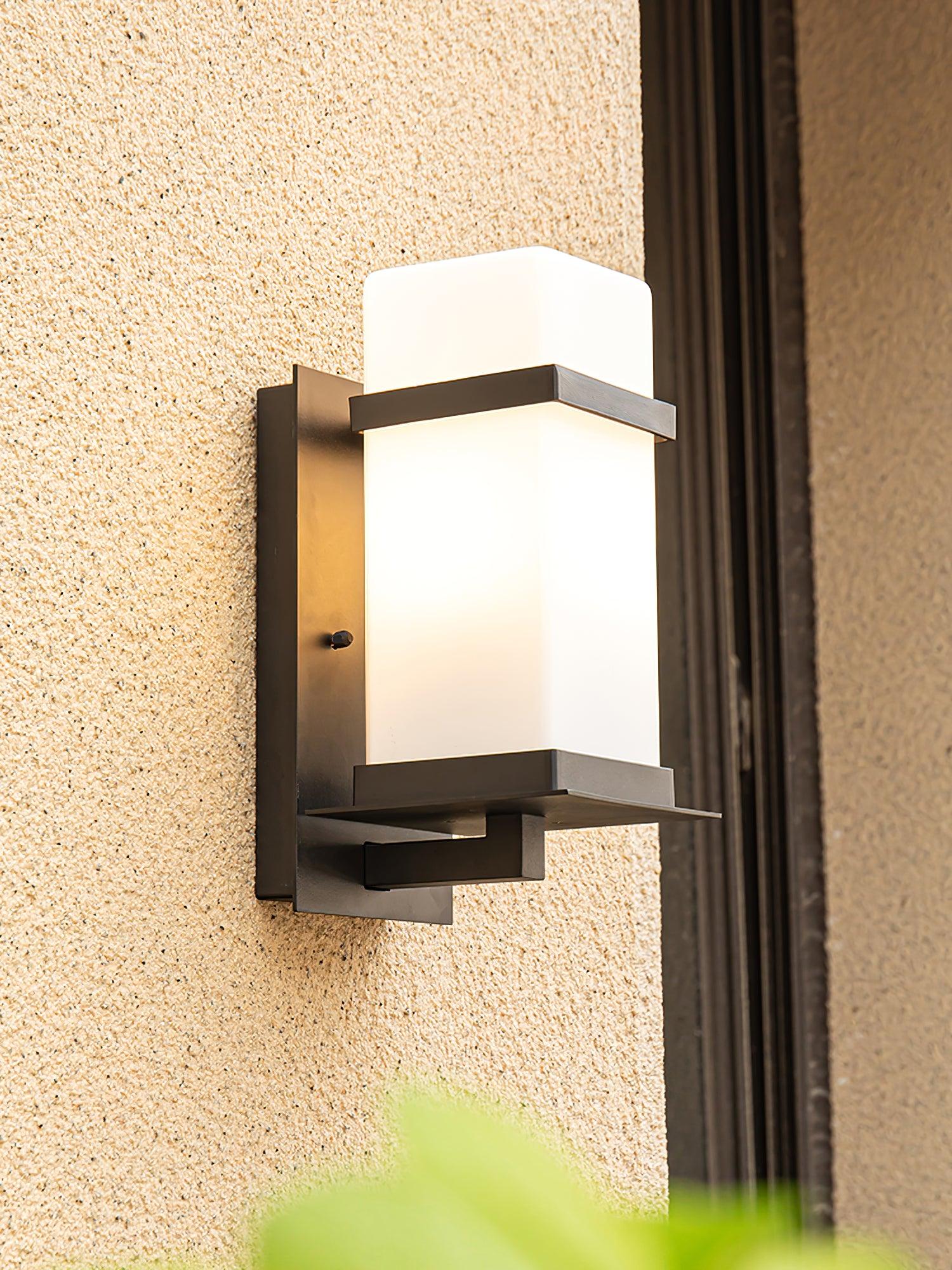 Dula Nordic Art Glass Outdoor Wall Light-Neutral Decor