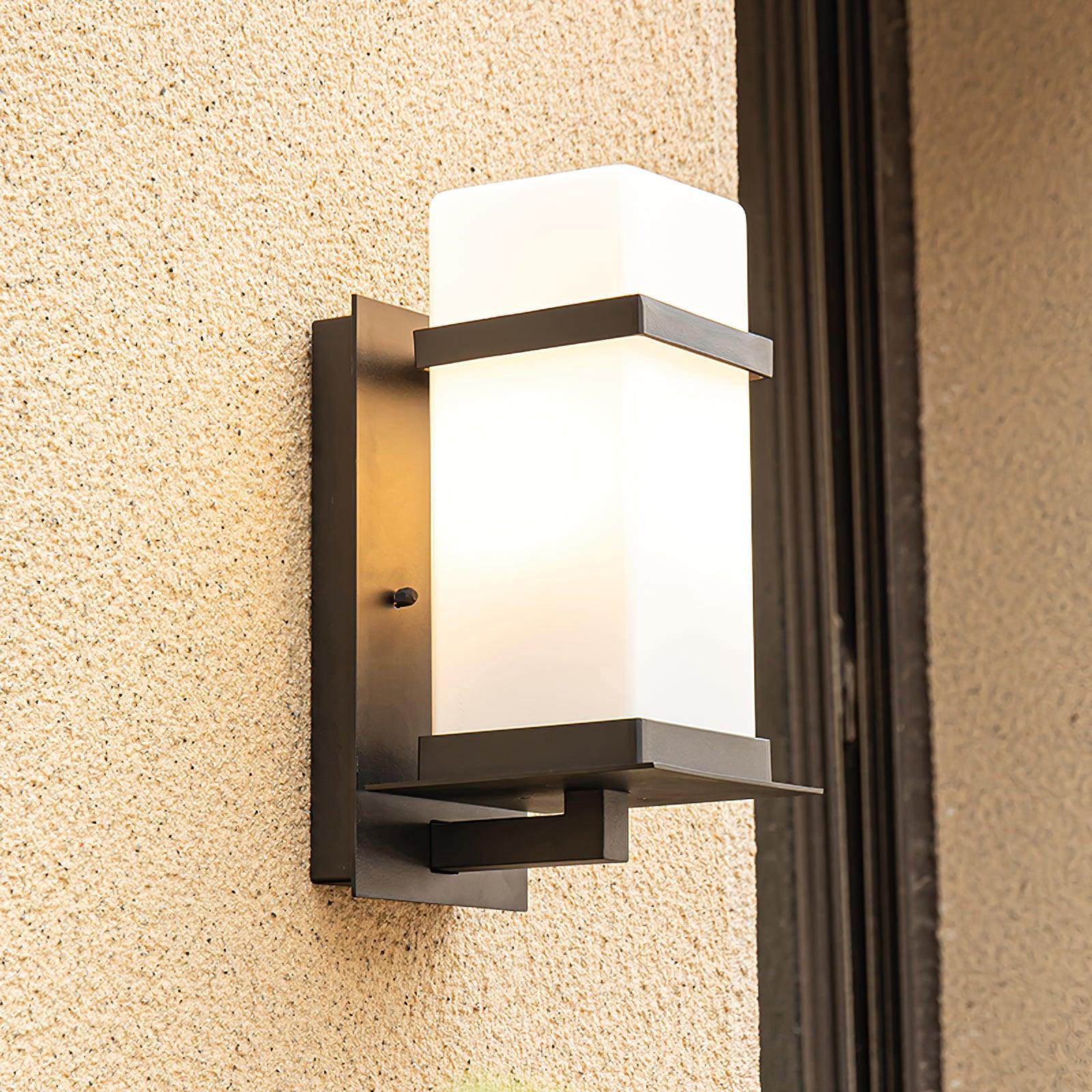 Dula Nordic Art Glass Outdoor Wall Light-Neutral Decor