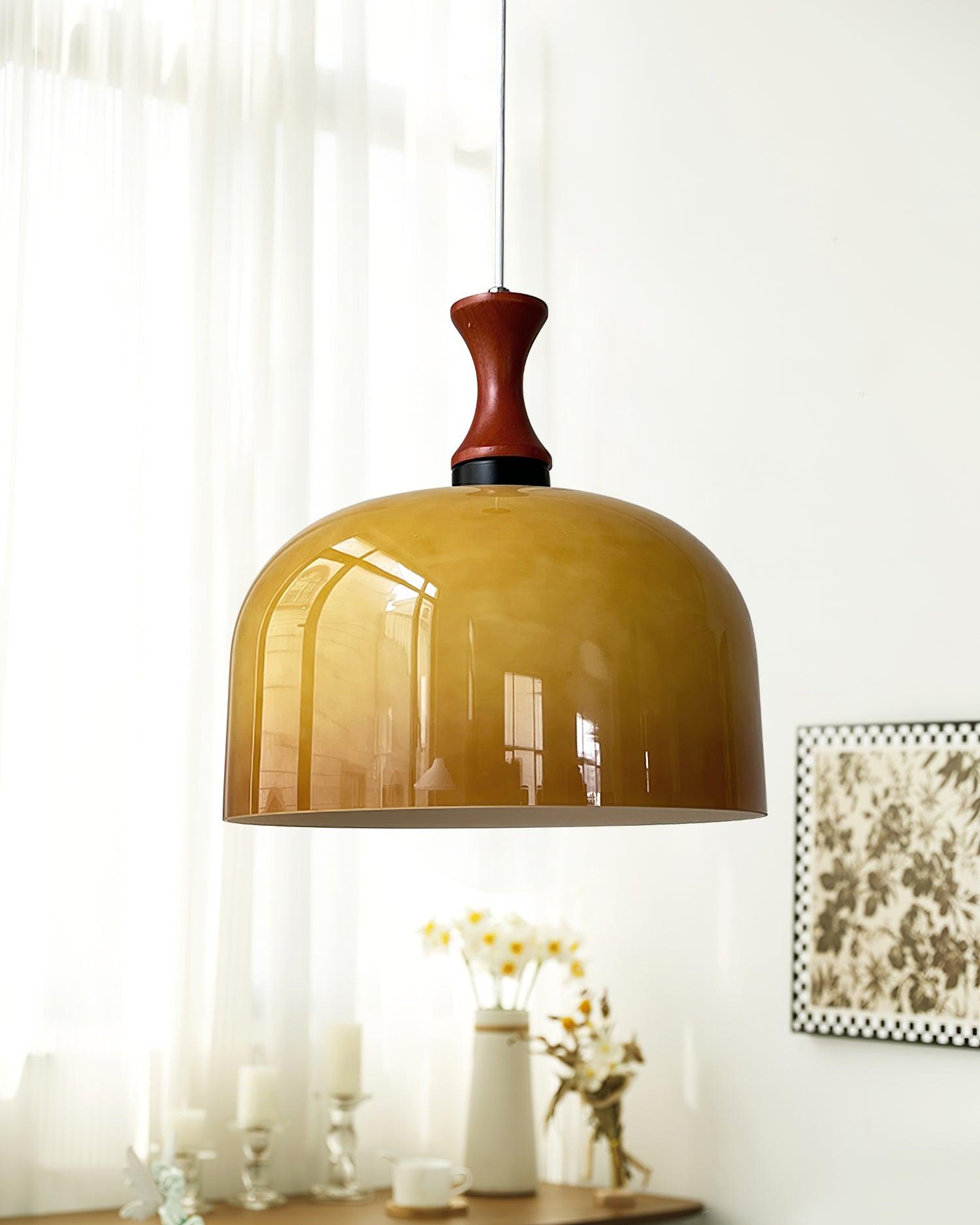 Lioraer Glass Retro Pendant Light-Neutral Decor