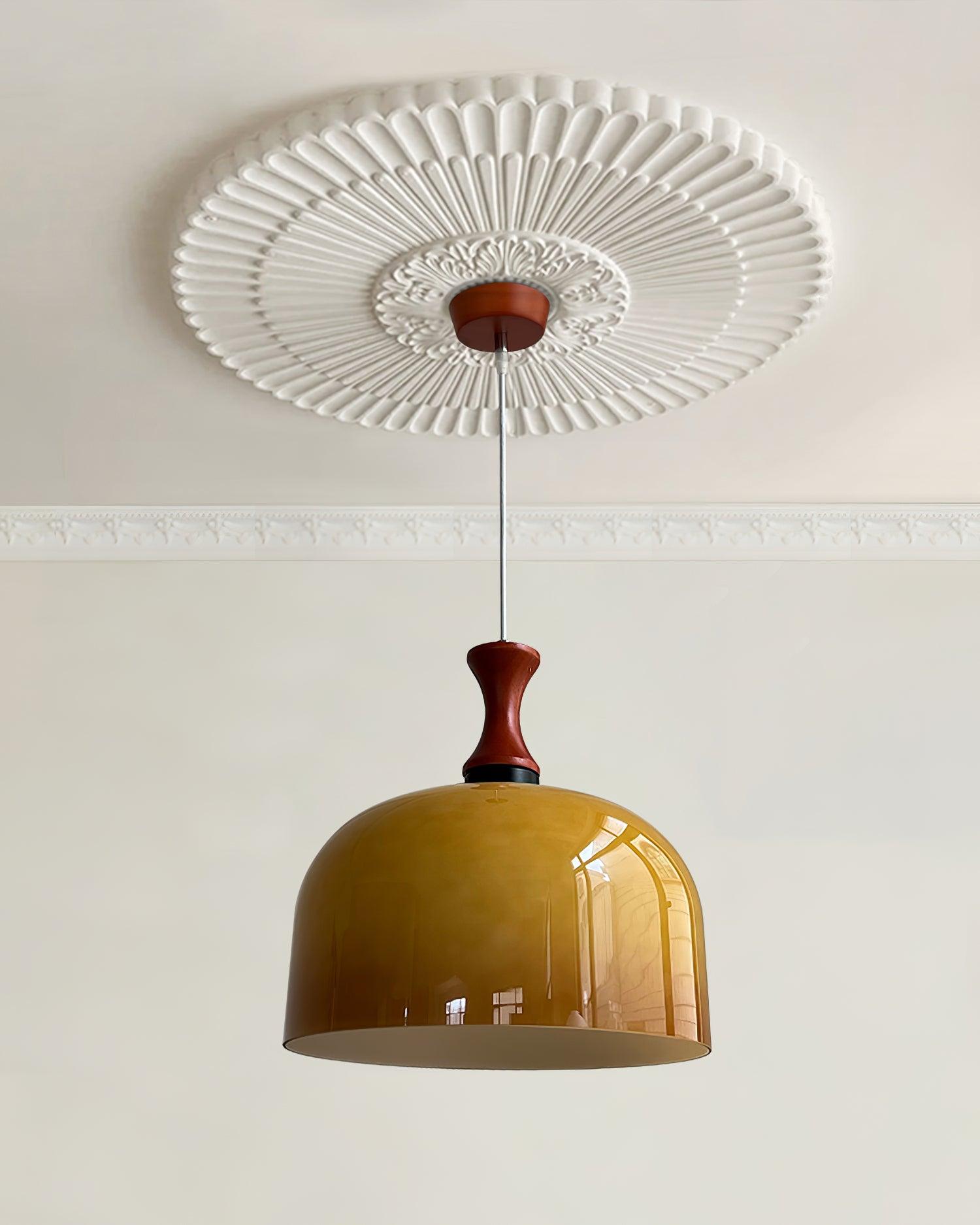 Lioraer Glass Retro Pendant Light-Neutral Decor