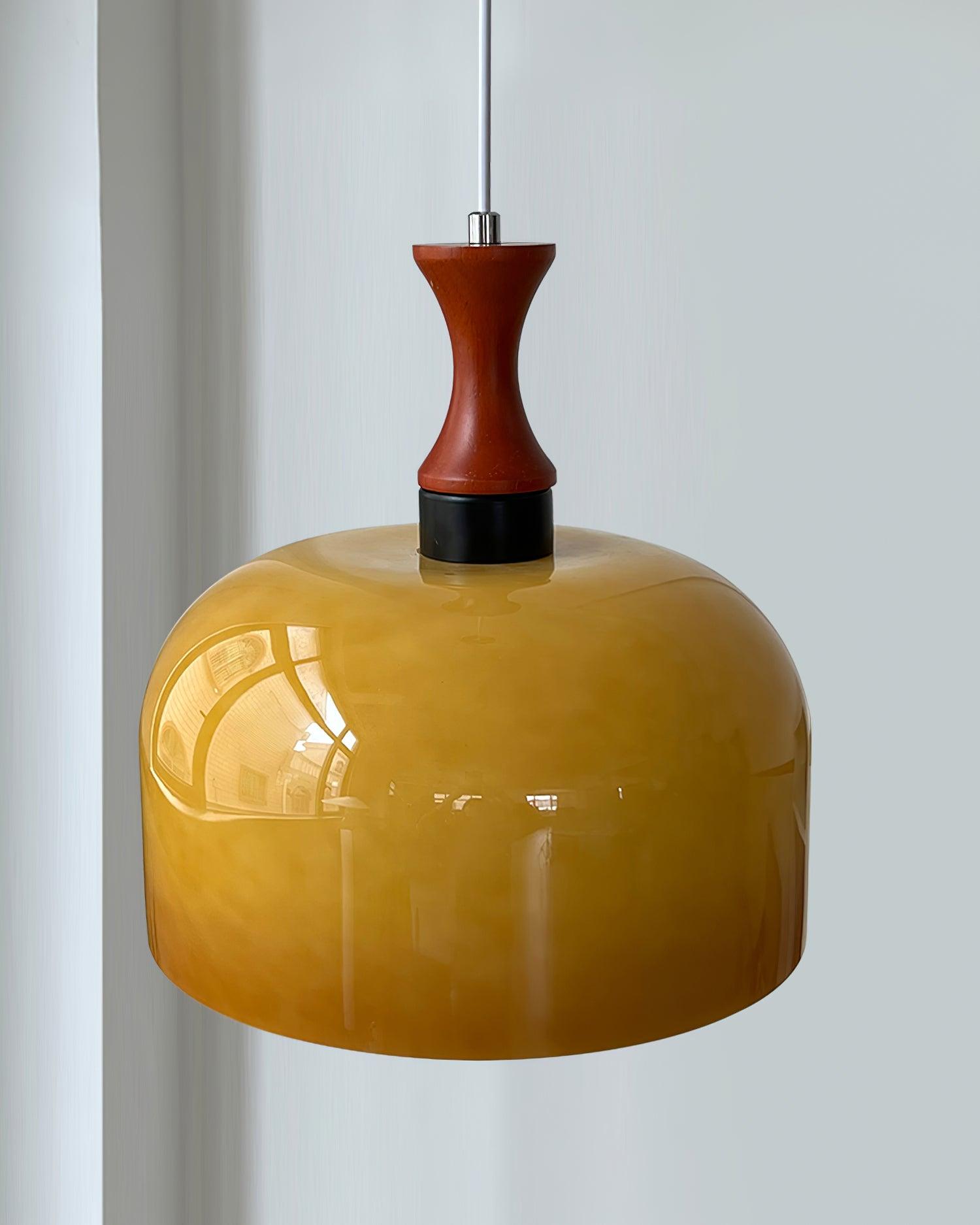 Lioraer Glass Retro Pendant Light-Neutral Decor