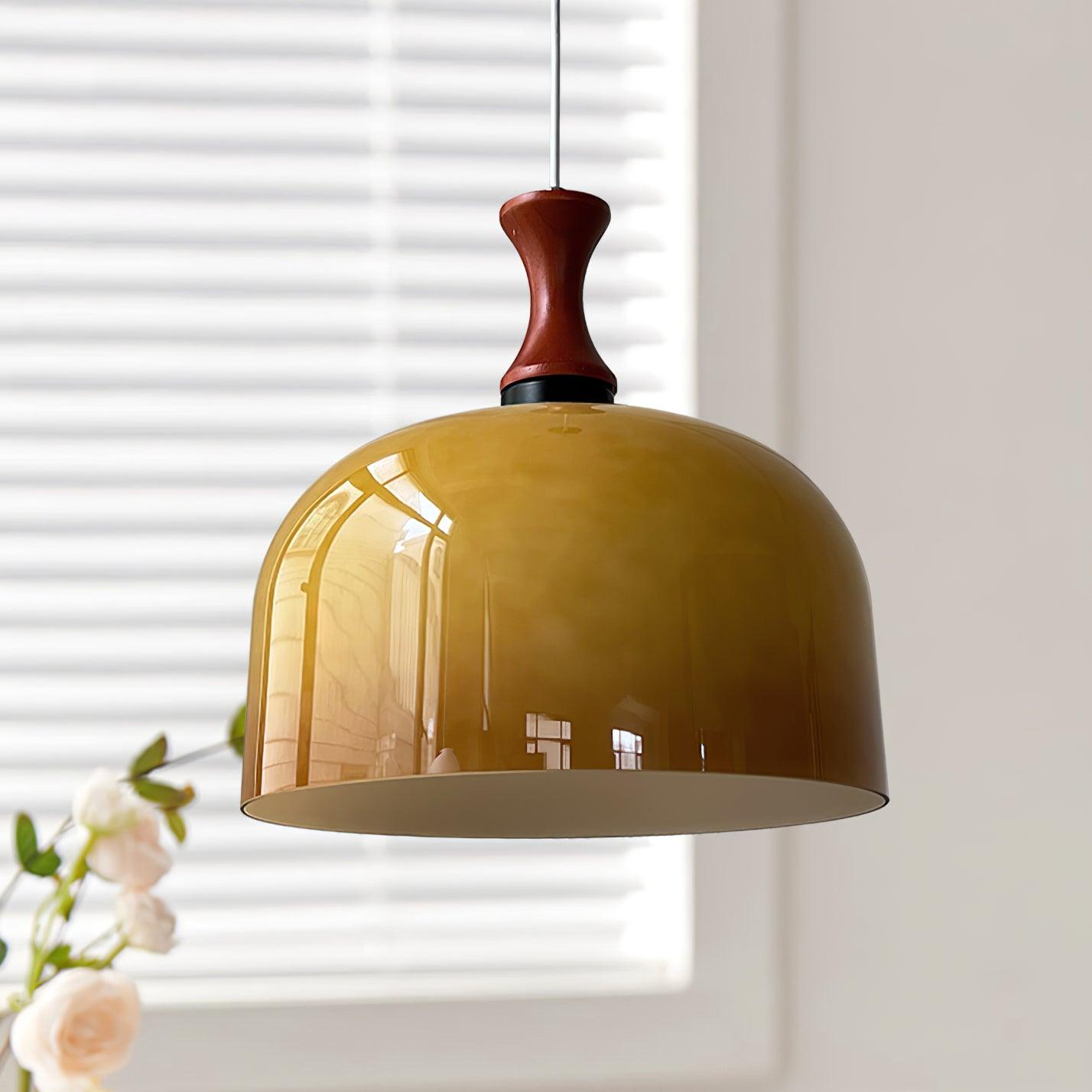 Lioraer Glass Retro Pendant Light-Neutral Decor