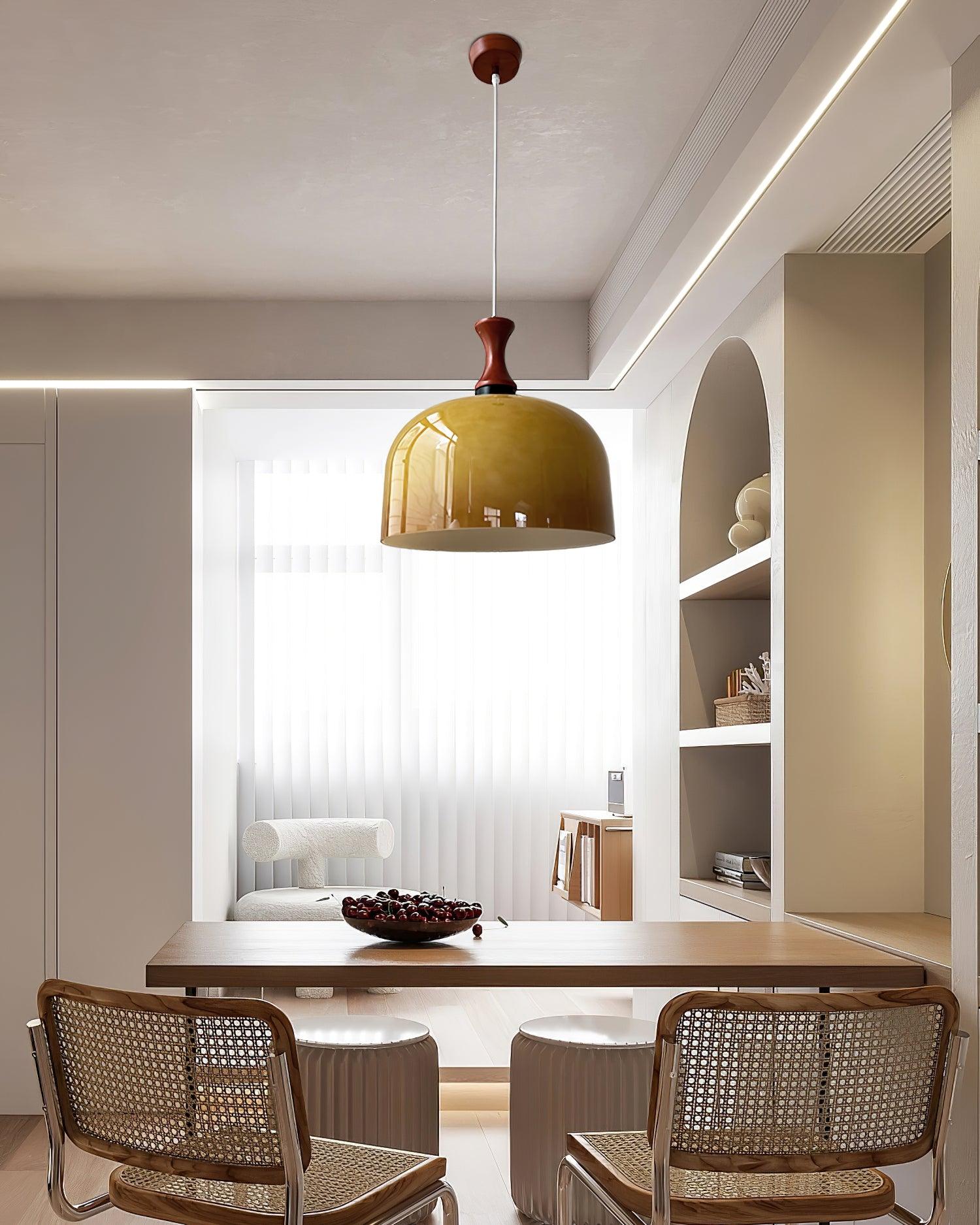 Lioraer Glass Retro Pendant Light-Neutral Decor