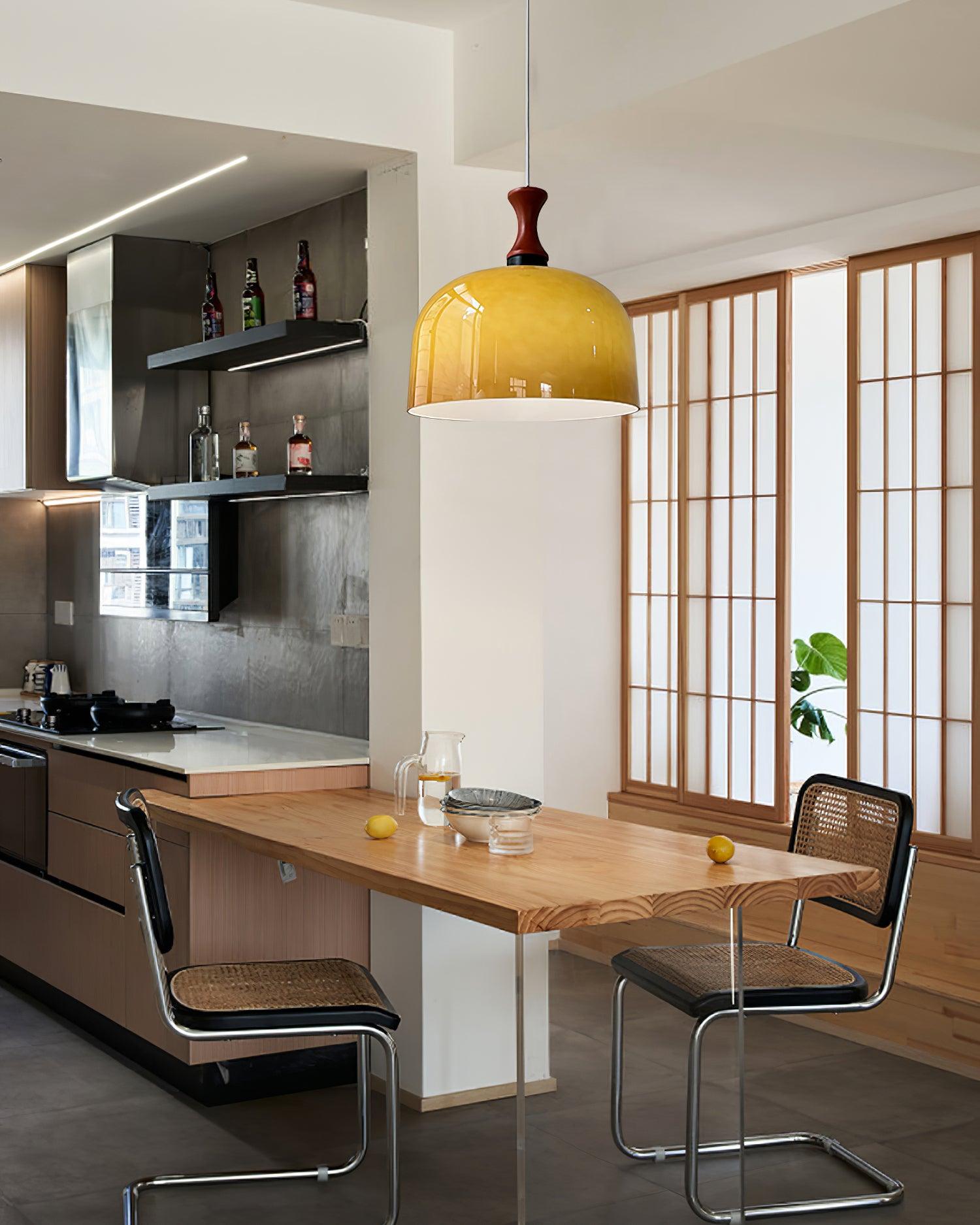 Lioraer Glass Retro Pendant Light-Neutral Decor