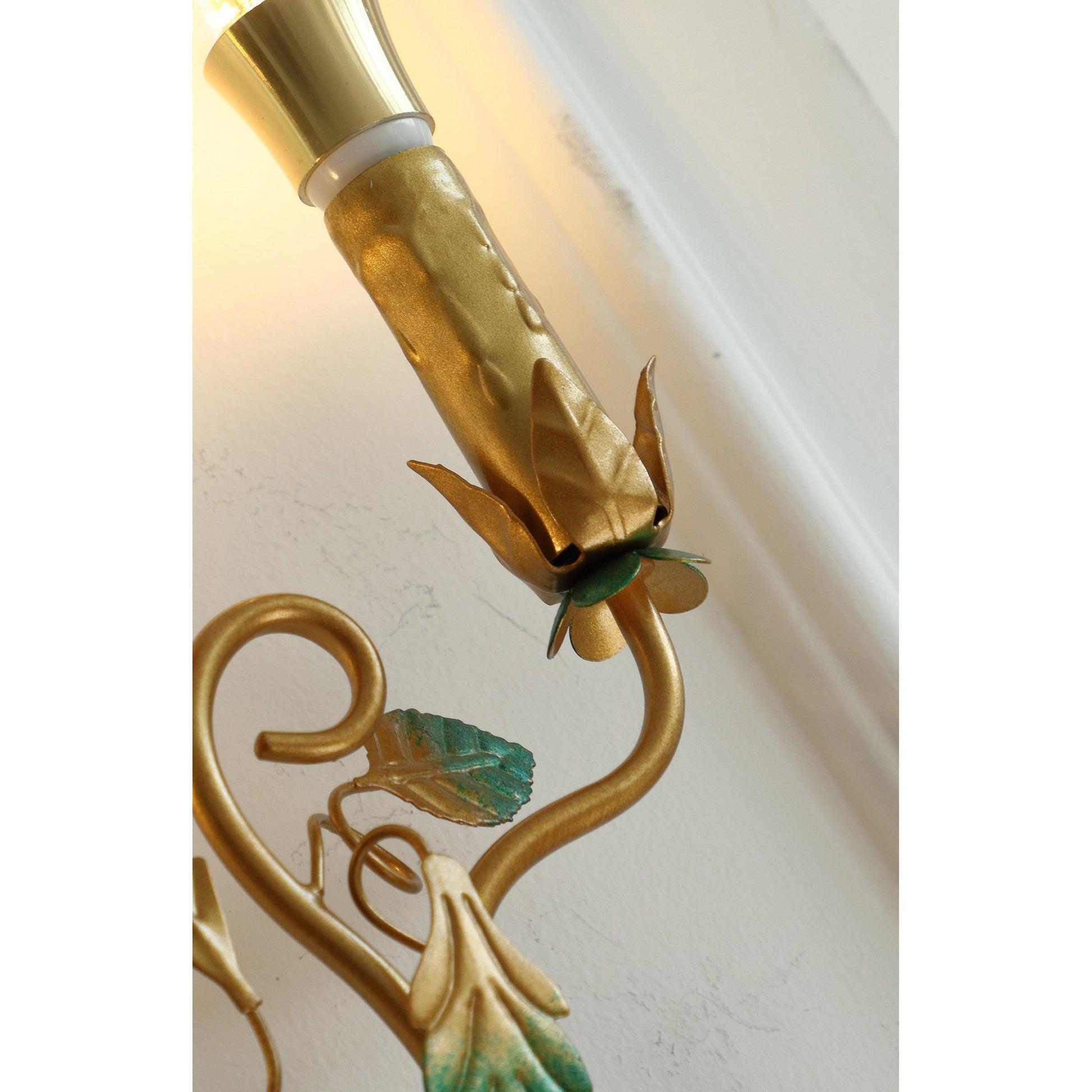Unlit Mechini wall lamp against a plain white background.