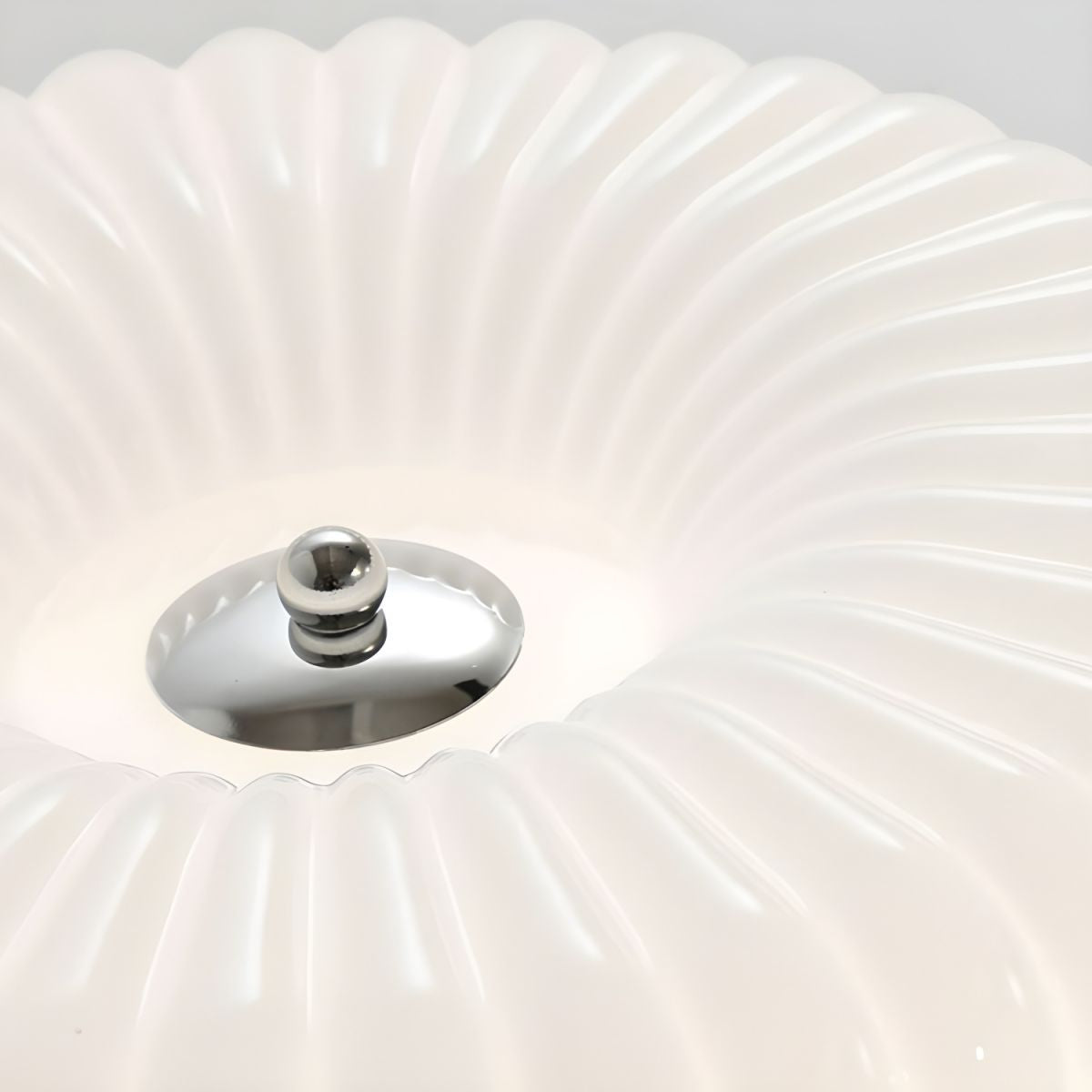 Arisha Modern LED Glass Flush Mount Ceiling Light Bedroom - Neutral Decor