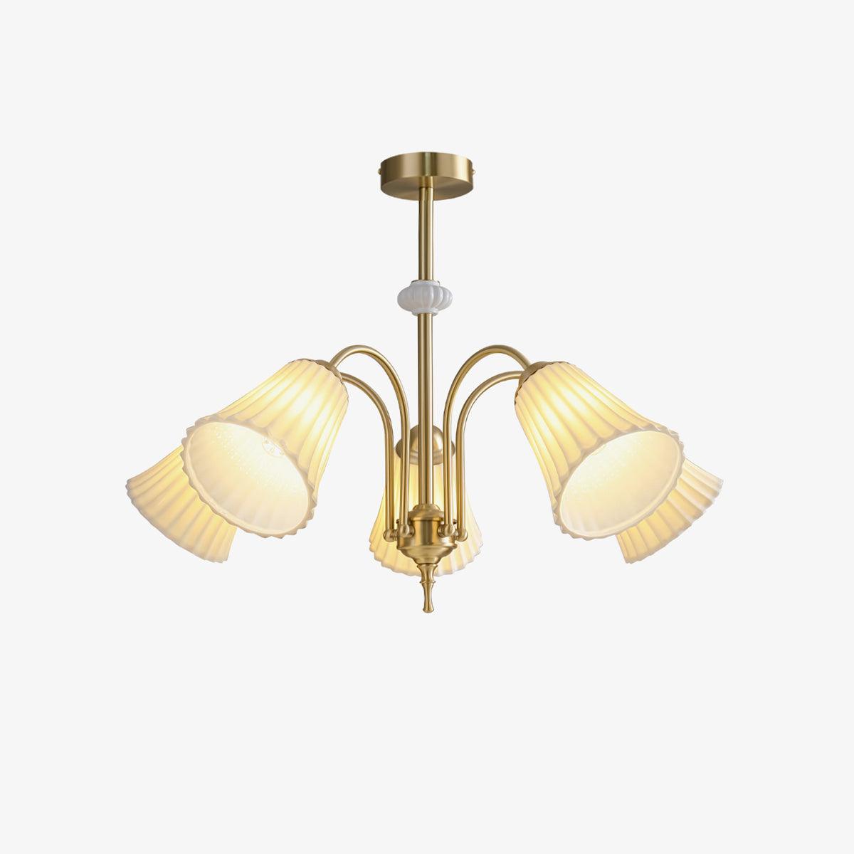 Silas Vintage Chandelier-Neutral Decor