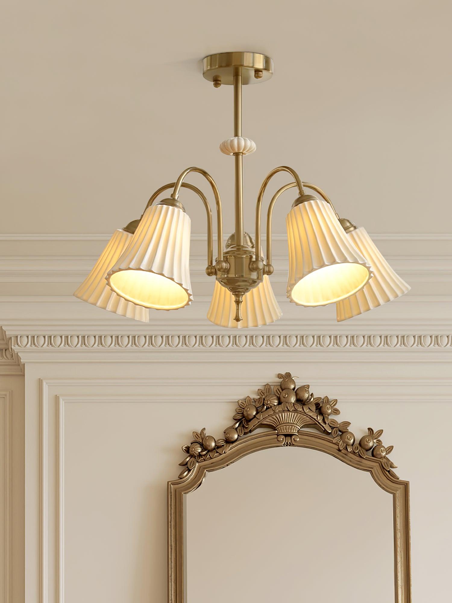 Silas Vintage Chandelier-Neutral Decor