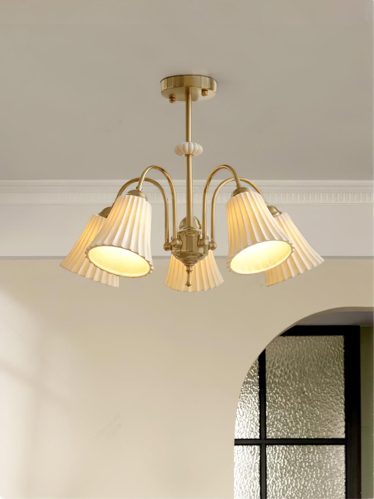 Silas Vintage Chandelier-Neutral Decor
