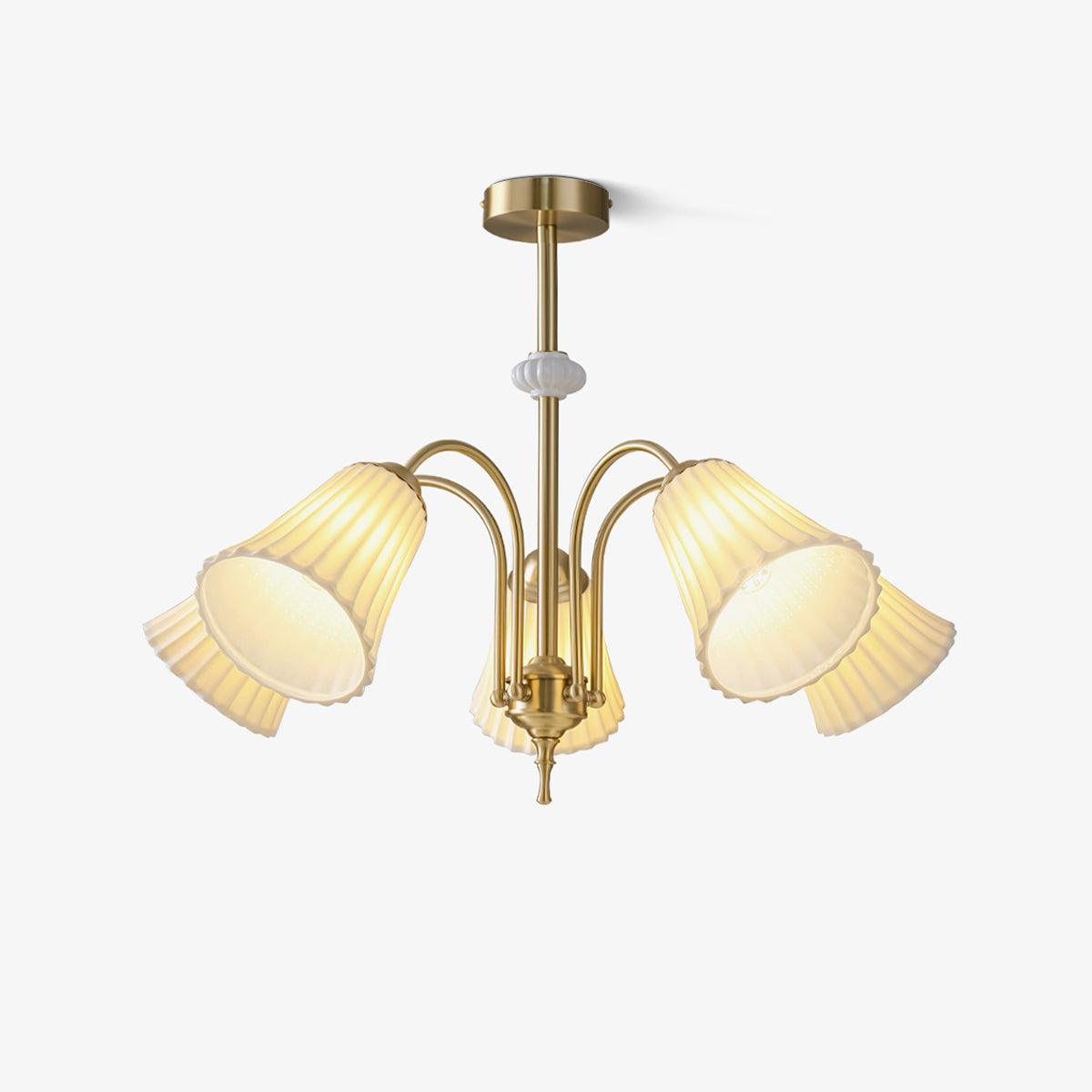 Silas Vintage Chandelier-Neutral Decor