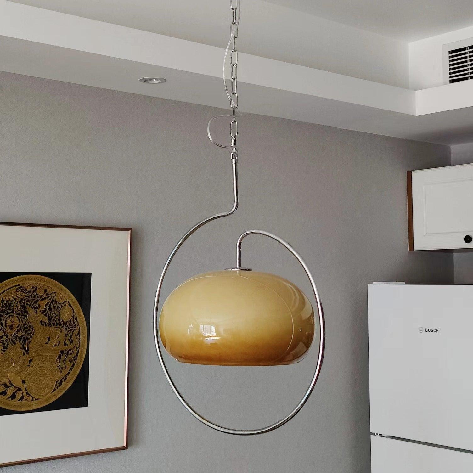 Medieval Premium Nordic Art Swag Glass Pendant Light-Neutral Decor