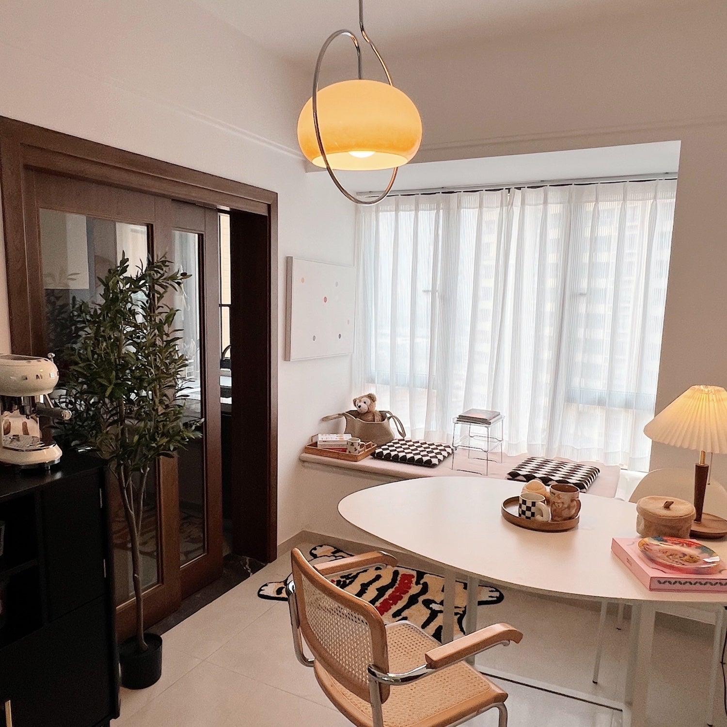 Xune Glass Retro Pendant Light-Neutral Decor