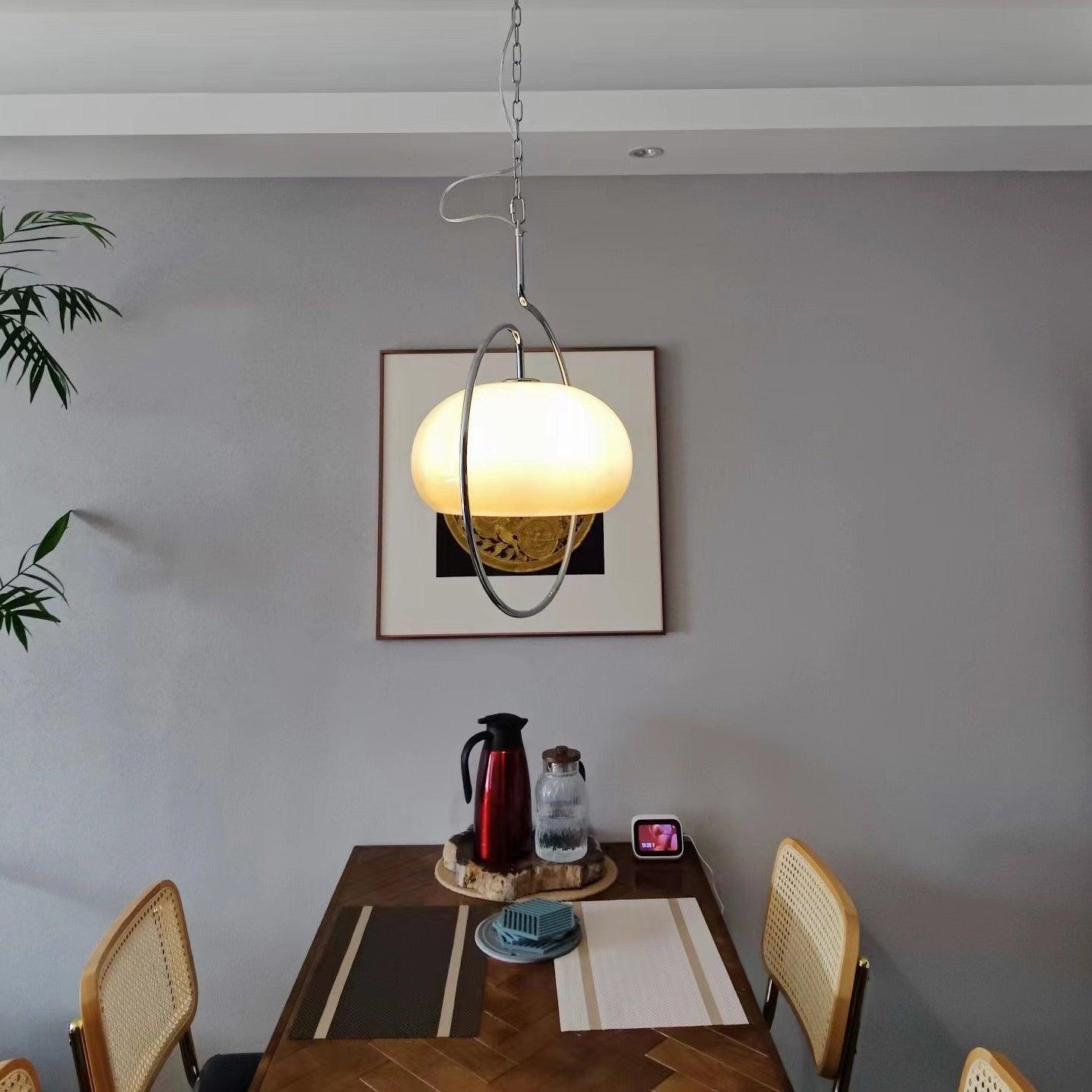 Medieval Premium Nordic Art Swag Glass Pendant Light-Neutral Decor