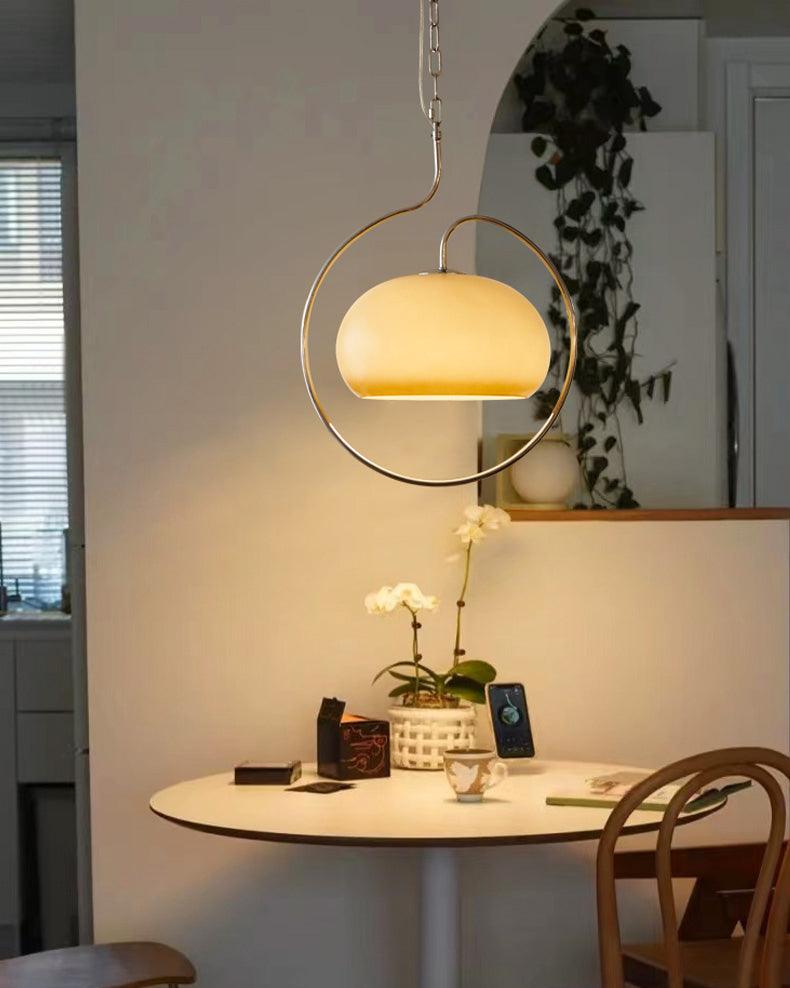 Xune Glass Retro Pendant Light-Neutral Decor