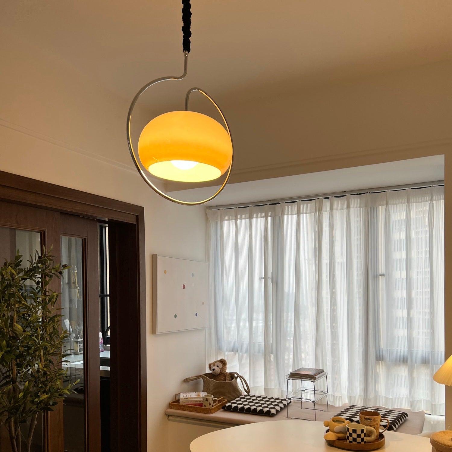 Xune Glass Retro Pendant Light-Neutral Decor
